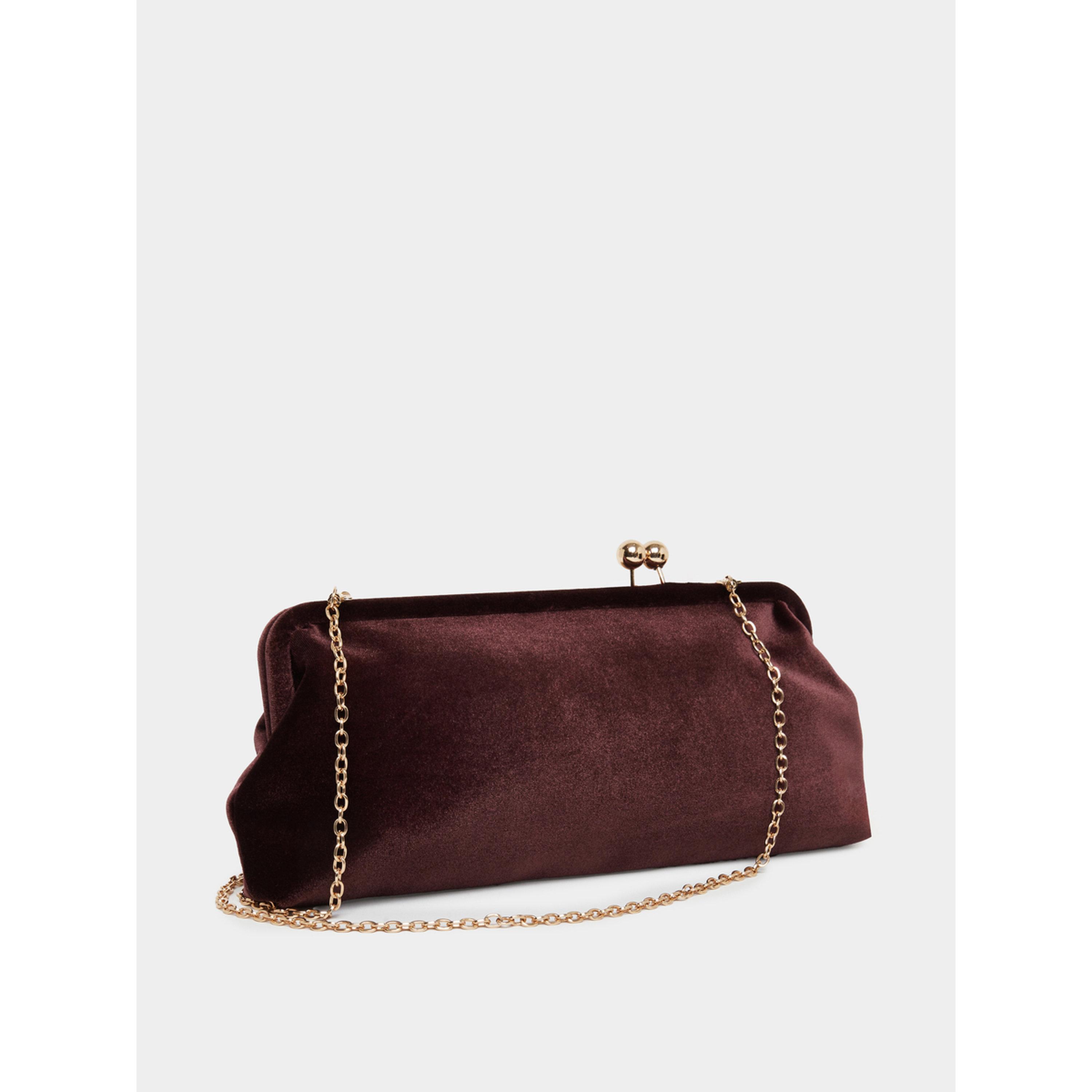 حقيبة كلاتش مخمل بحزام سلسلة-women-bagsandwallets-handbags-image-1