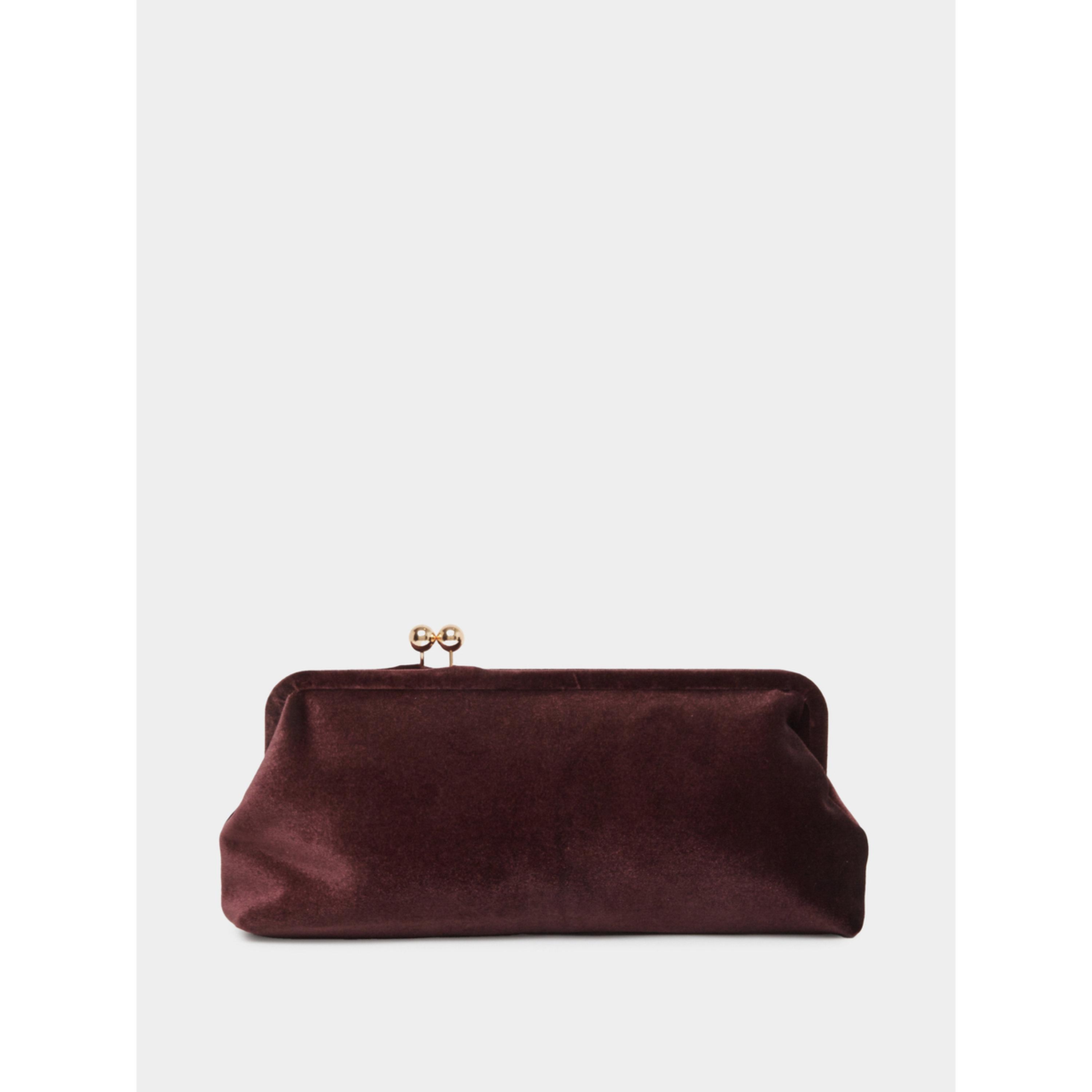 حقيبة كلاتش مخمل بحزام سلسلة-women-bagsandwallets-handbags-image-3