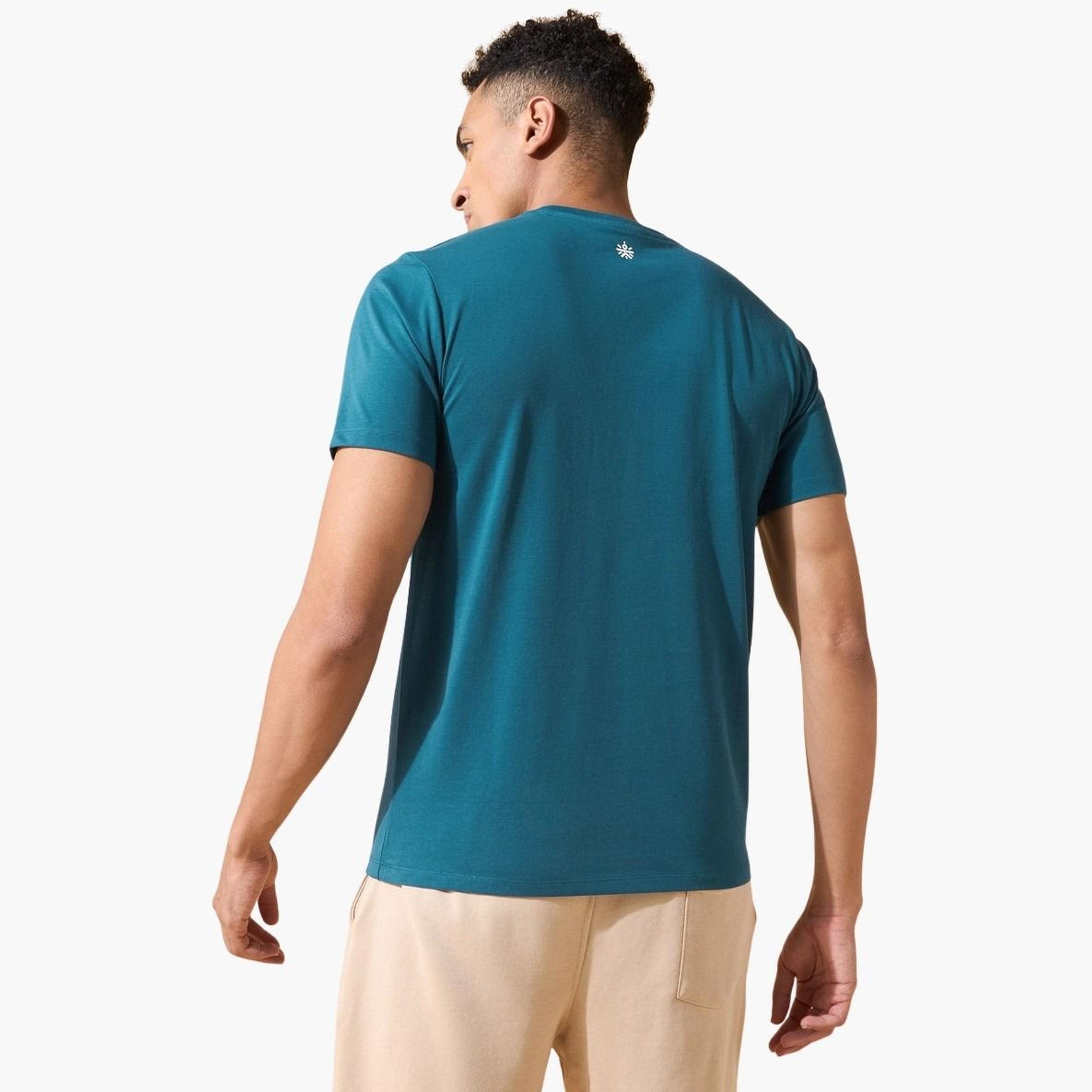 Cult X Styli Men Green Graphic Print Short Sleeve T-Shirt-men-clothing-sportswearandactivewear-tshirtsandpolos-image-5