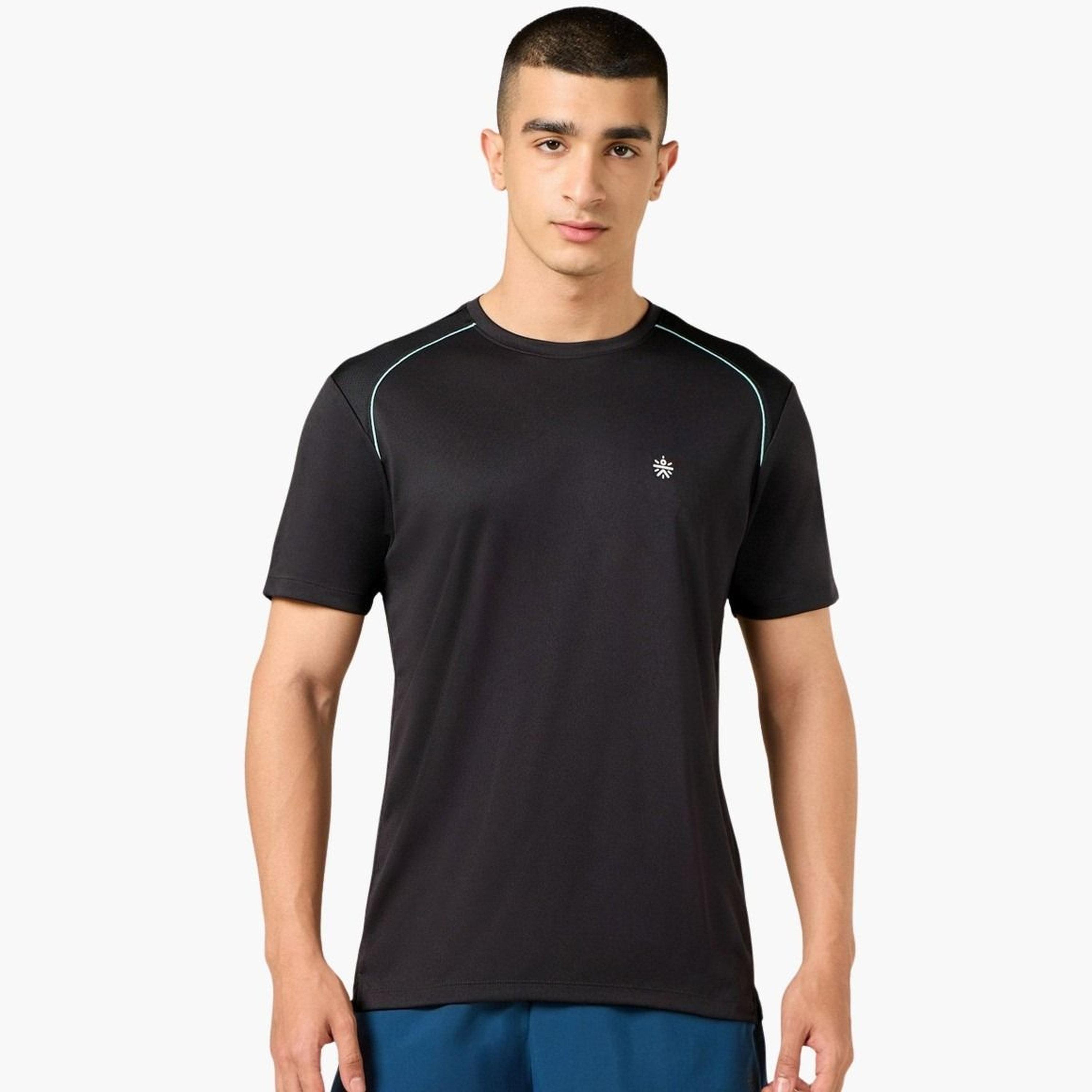Cult X Styli Men Black Solid Raglan Sleeve T-Shirt-men-clothing-tshirtsandpolos-tshirts-image-1