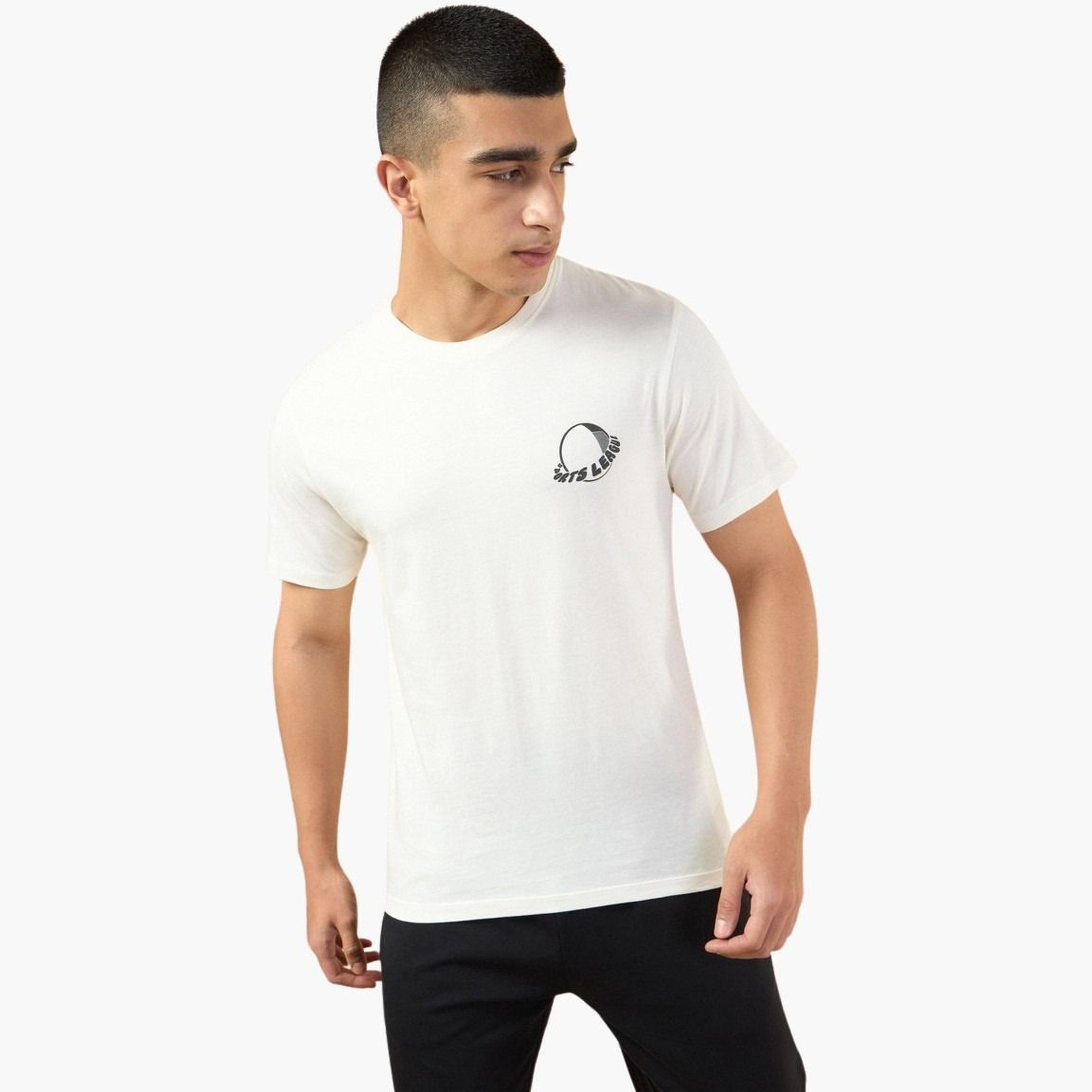 Cult X Styli Men Off White Sports League Graphic Print Short Sleeve T-Shirt-men-clothing-tshirtsandpolos-tshirts-image-1