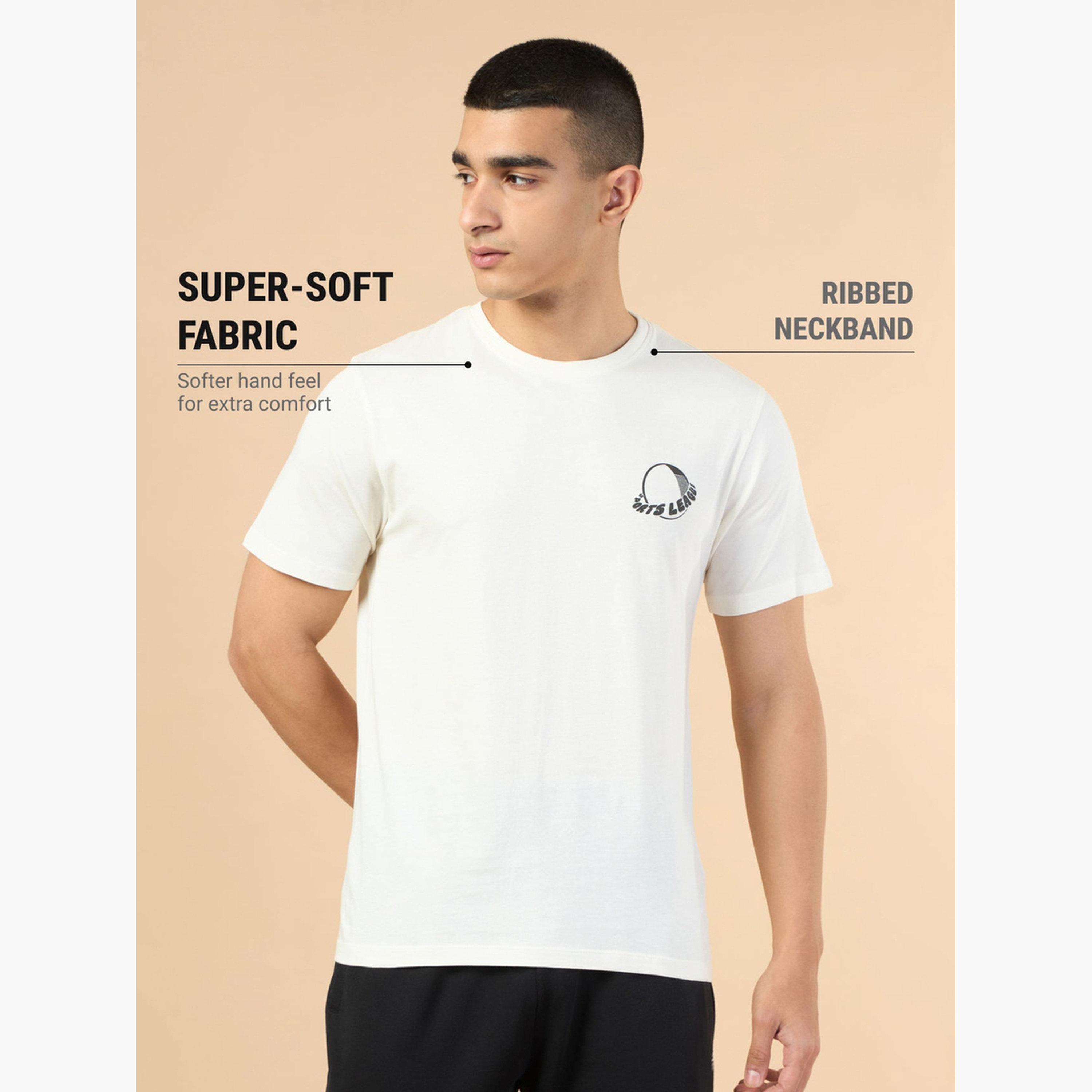 Cult X Styli Men Off White Sports League Graphic Print Short Sleeve T-Shirt-men-clothing-tshirtsandpolos-tshirts-image-4
