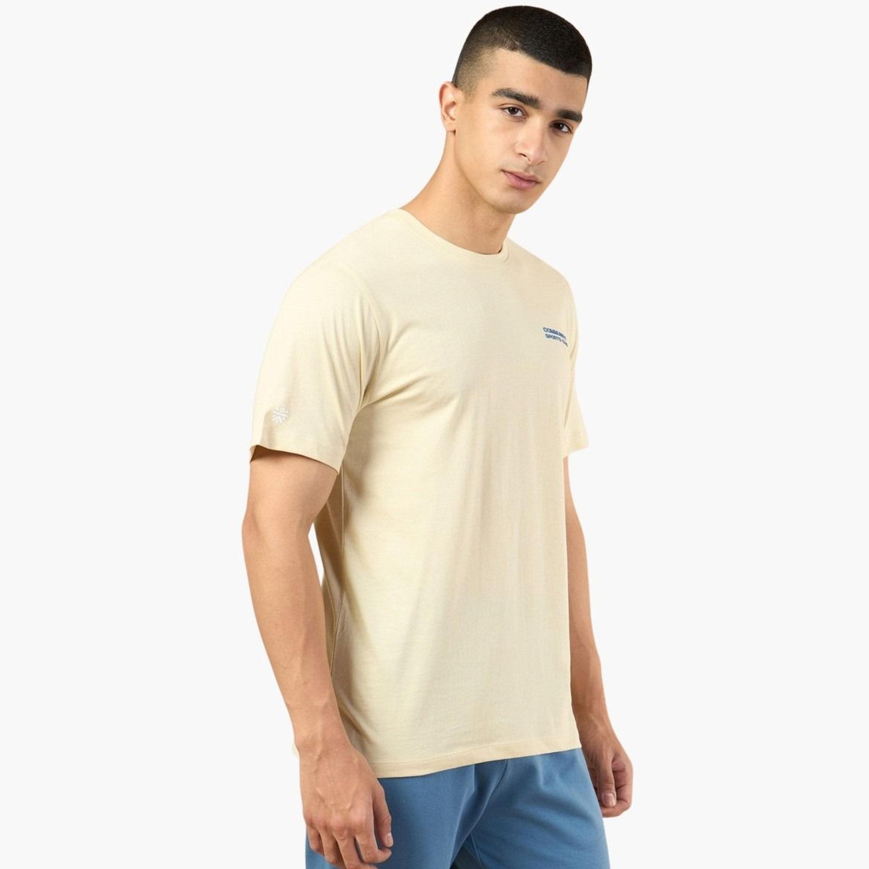 Cult X Styli Men Beige Graphic Print Short Sleeve T-Shirt-men-clothing-sportswearandactivewear-tshirtsandpolos-image-1