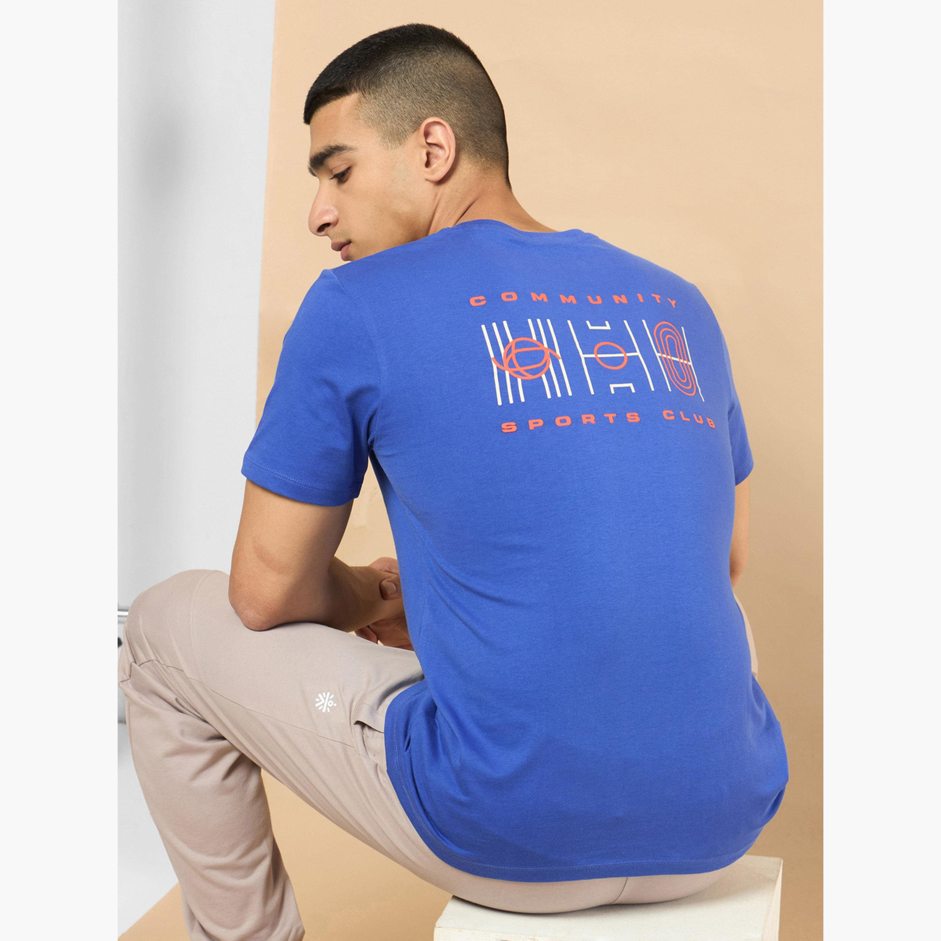 Cult X Styli Men Blue Graphic Print Short Sleeve T-Shirt-men-clothing-sportswearandactivewear-tshirtsandpolos-image-5