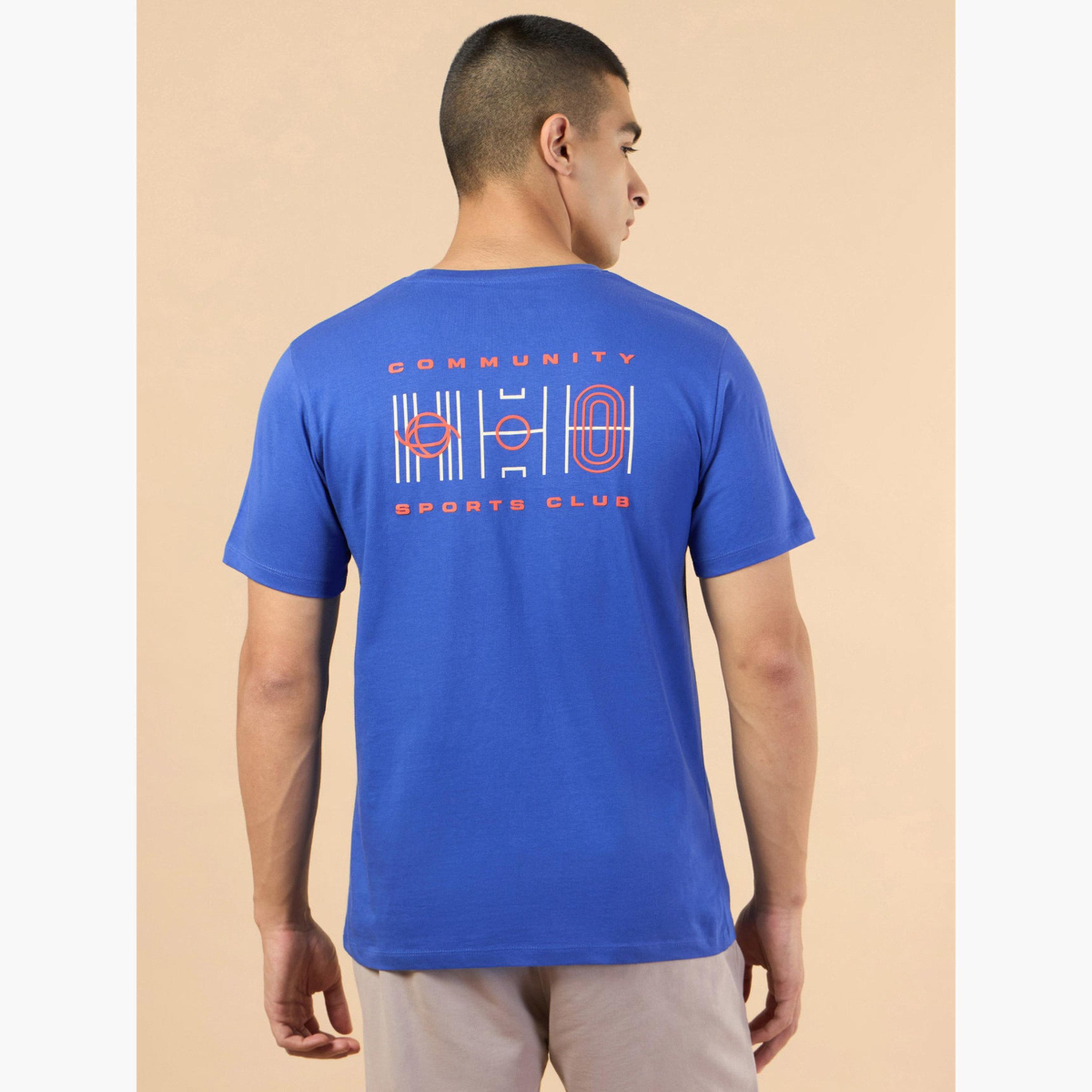 Cult X Styli Men Blue Graphic Print Short Sleeve T-Shirt-men-clothing-sportswearandactivewear-tshirtsandpolos-image-6