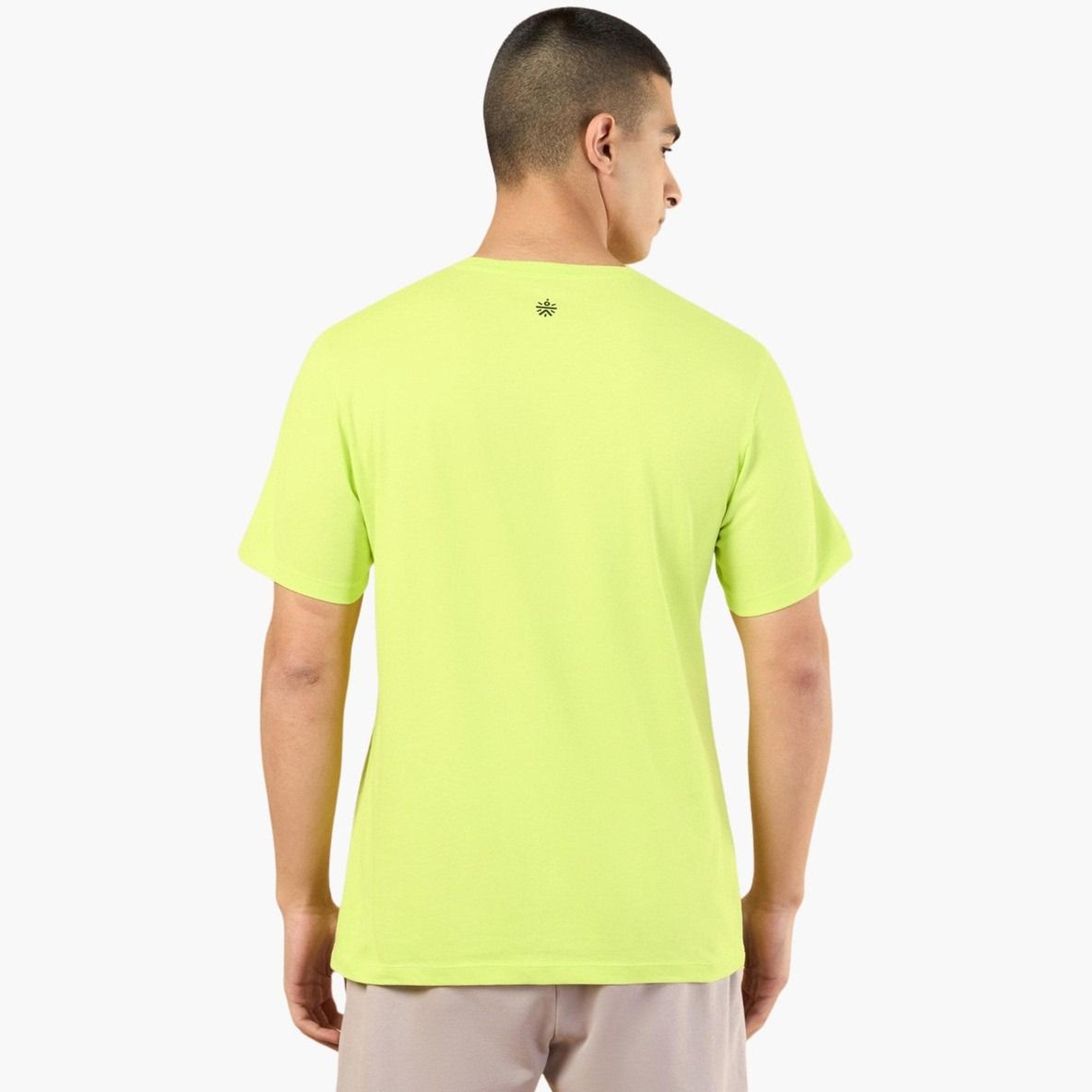 Cult X Styli Men Yellow Marathon Graphic Print Short Sleeve T-Shirt-men-clothing-sportswearandactivewear-tshirtsandpolos-image-6