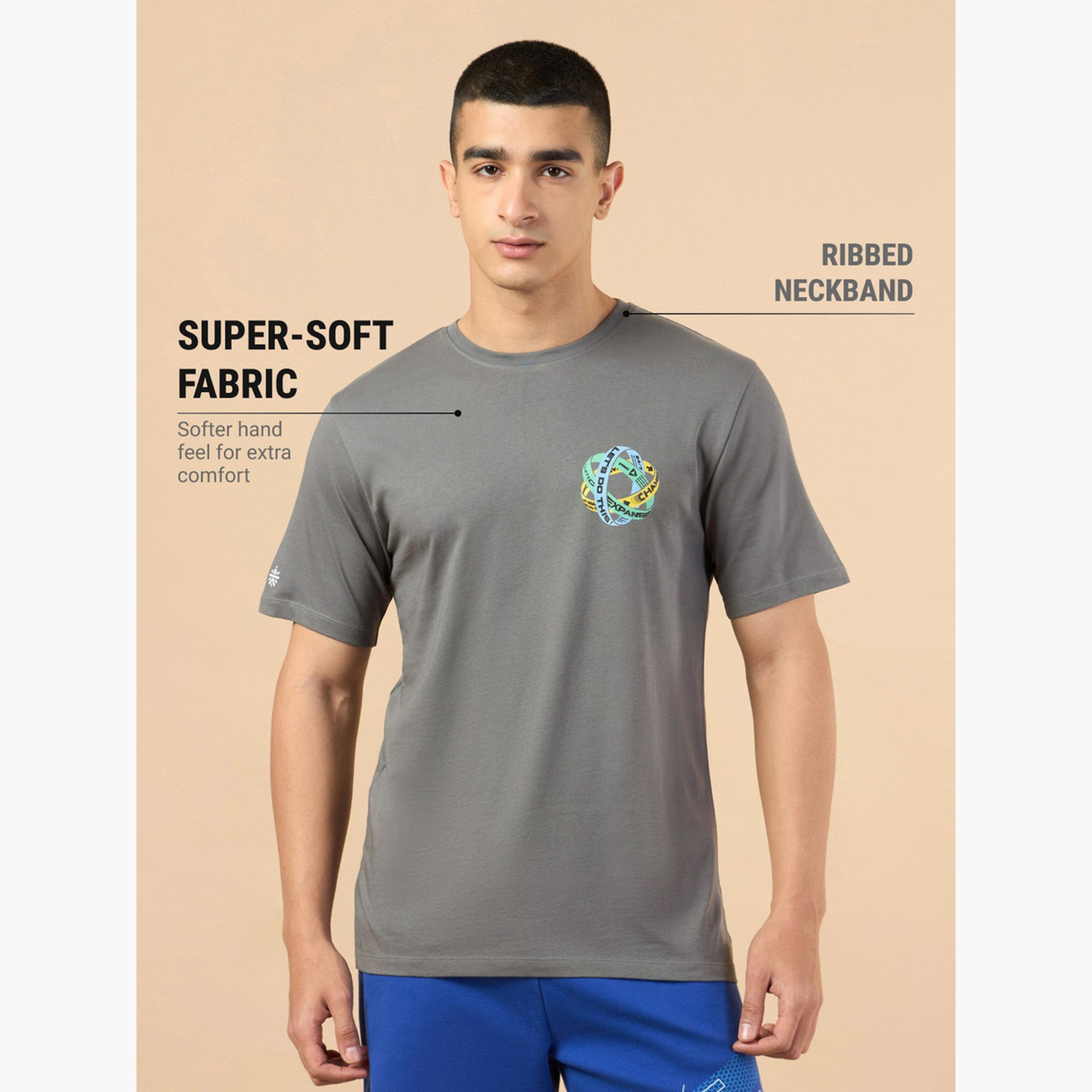 Cult X Styli Men Grey Graphic Print Short Sleeve T-Shirt-men-clothing-tshirtsandpolos-tshirts-image-4