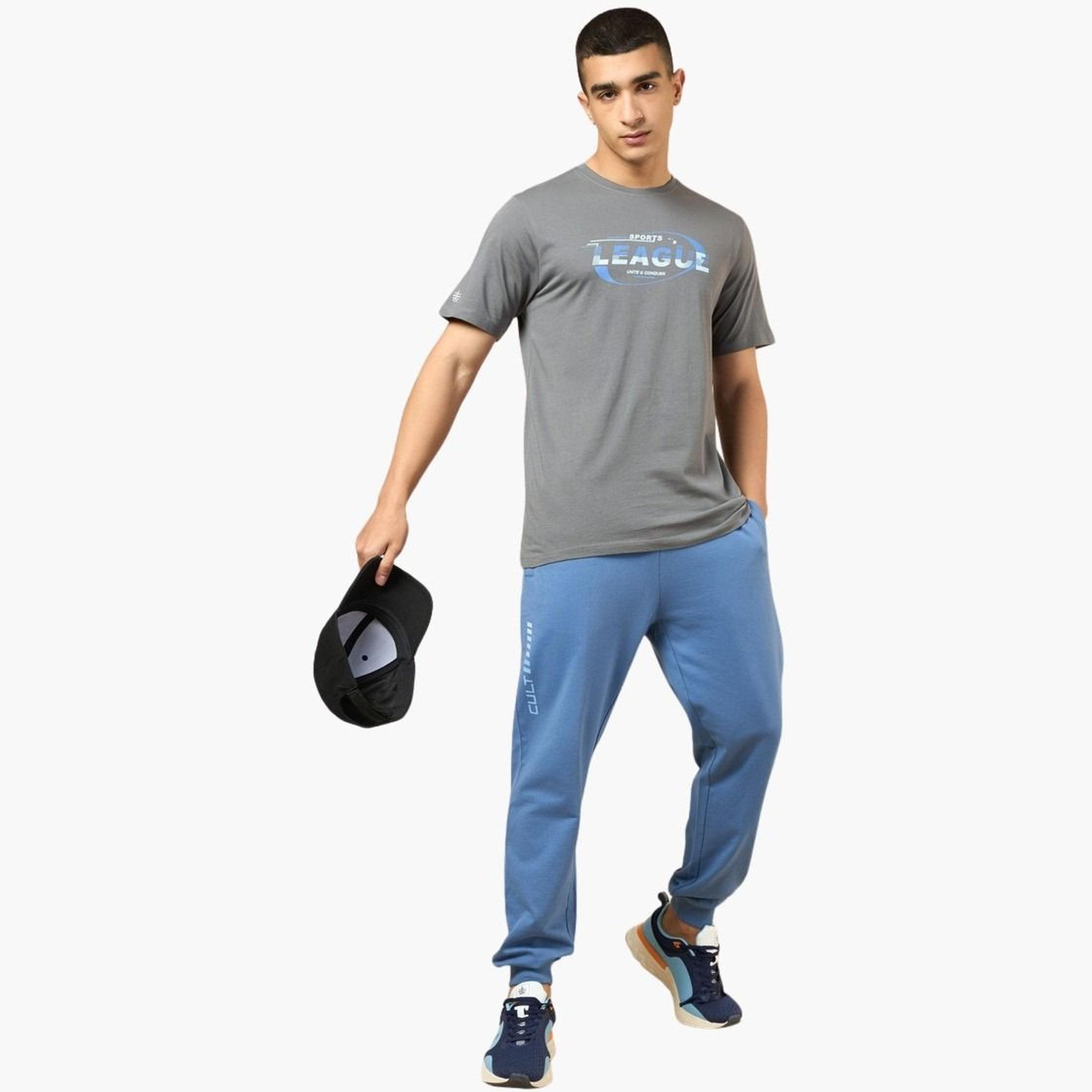 Cult X Styli Men Grey Sports League Graphic Print Short Sleeve T-Shirt-men-clothing-sportswearandactivewear-tshirtsandpolos-image-3