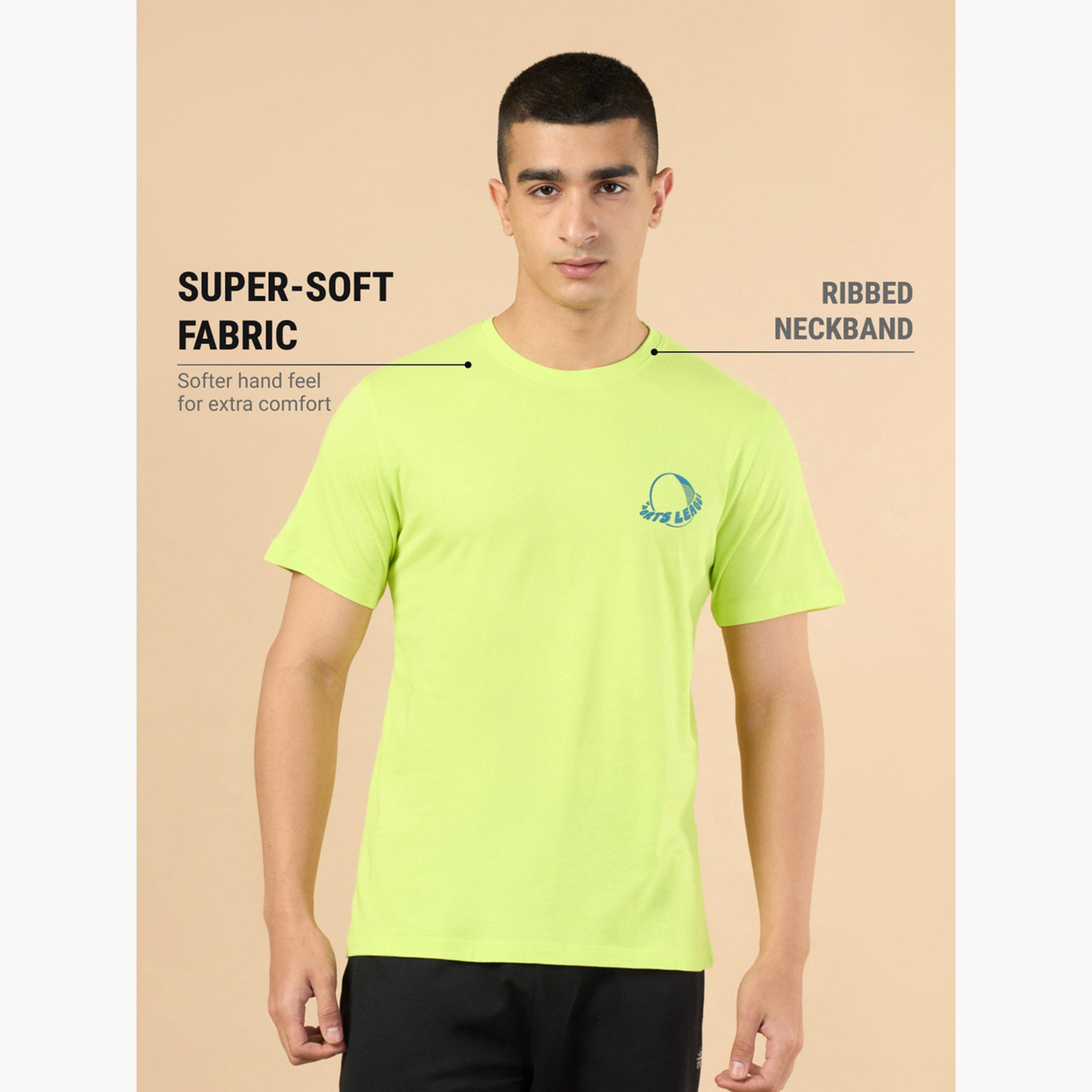 Cult X Styli Men Yellow Graphci Print Short Sleeve T-Shirt-men-clothing-sportswearandactivewear-tshirtsandpolos-image-4