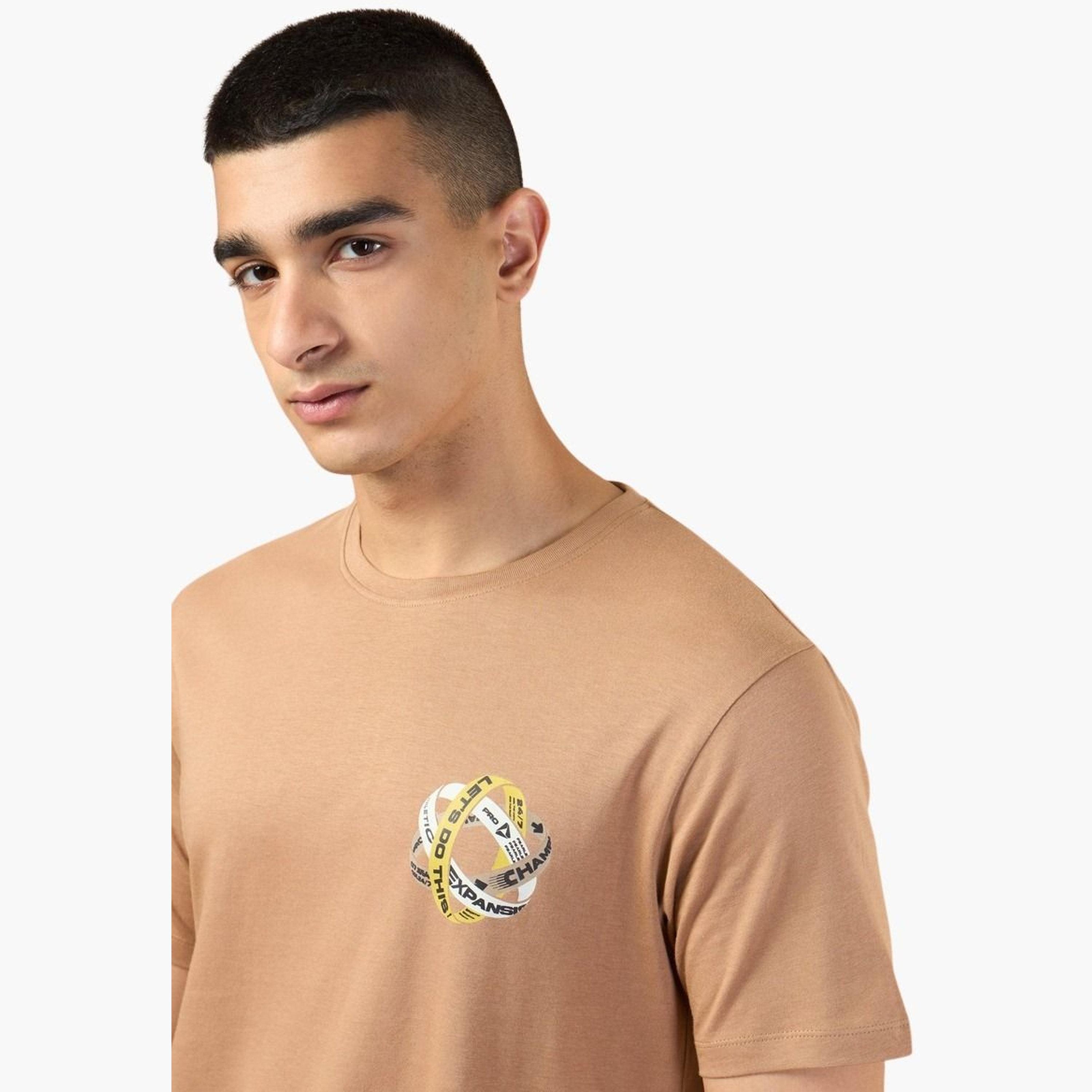 Cult X Styli Men Brown Graphic Print Short Sleeve T-Shirt-men-clothing-sportswearandactivewear-tshirtsandpolos-image-5