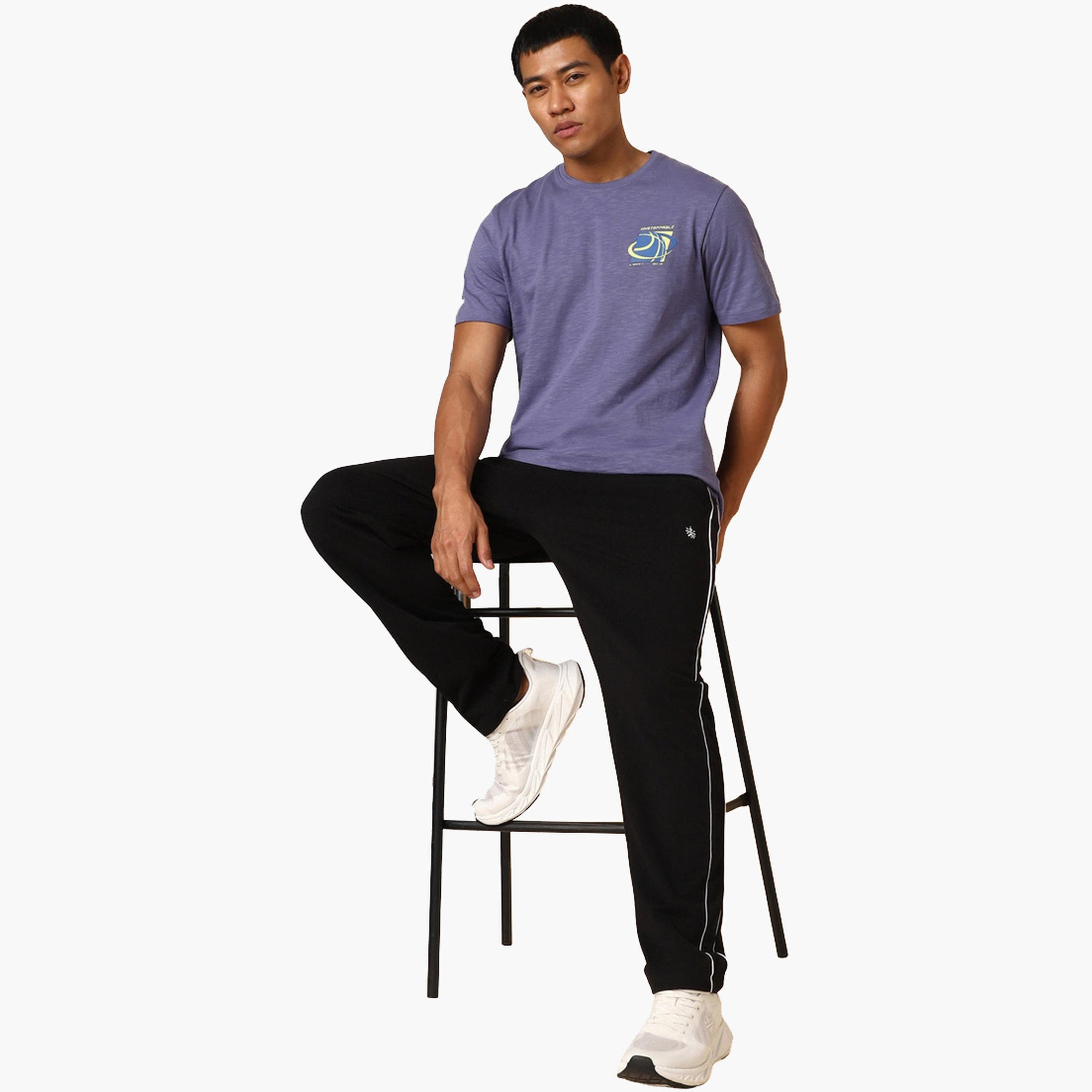 كوالت × ستايلي - تي شيرت رجالي بنفسجي مطبوع عليه عبارة Unstoppable-men-clothing-tshirtsandpolos-tshirts-image-2