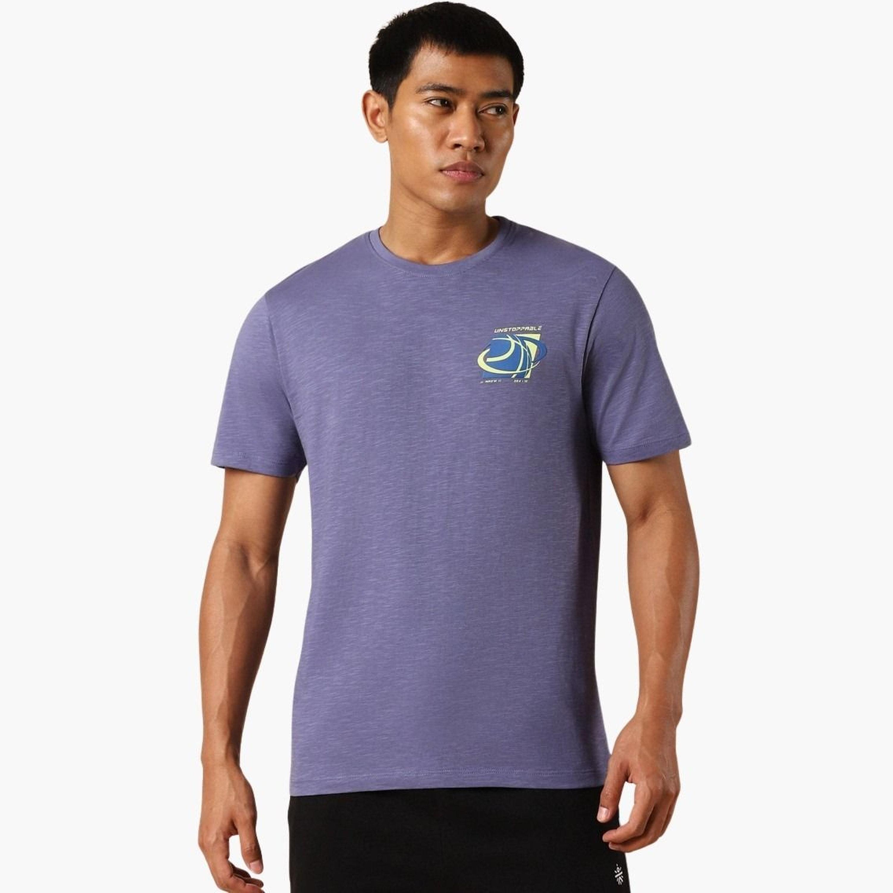 كوالت × ستايلي - تي شيرت رجالي بنفسجي مطبوع عليه عبارة Unstoppable-men-clothing-tshirtsandpolos-tshirts-image-4