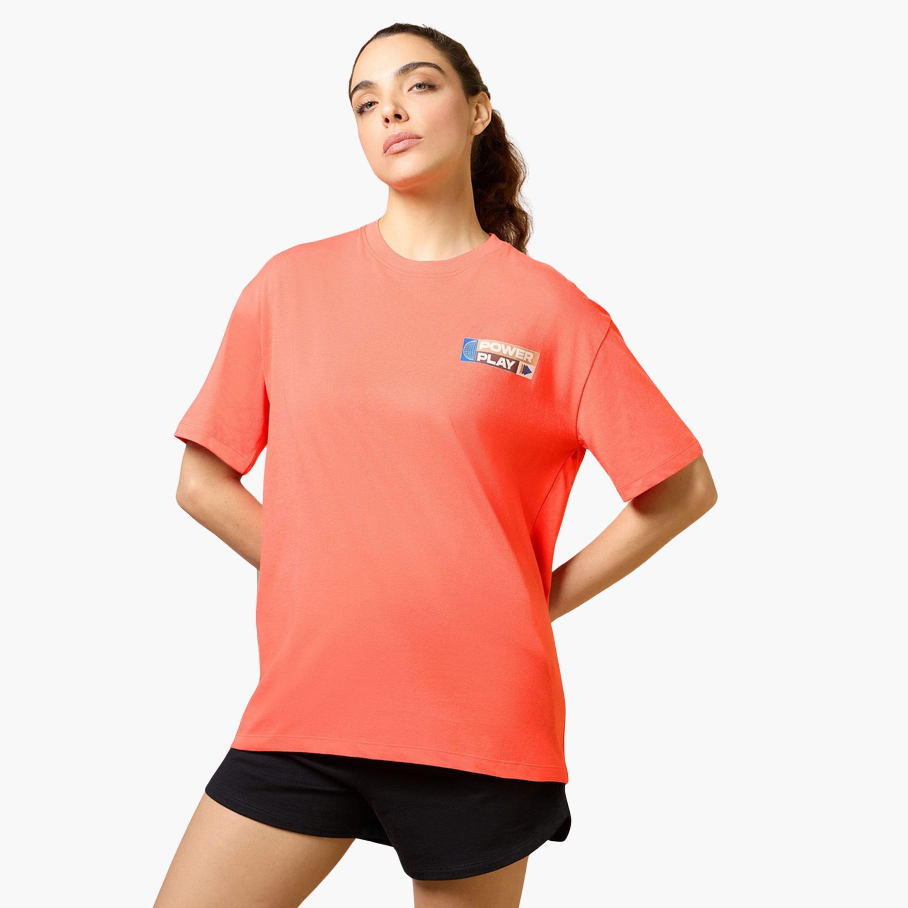 Cult X Styli Women Graphic Print Relaxed Fit T-Shirt-women-clothing-tshirts-image-1