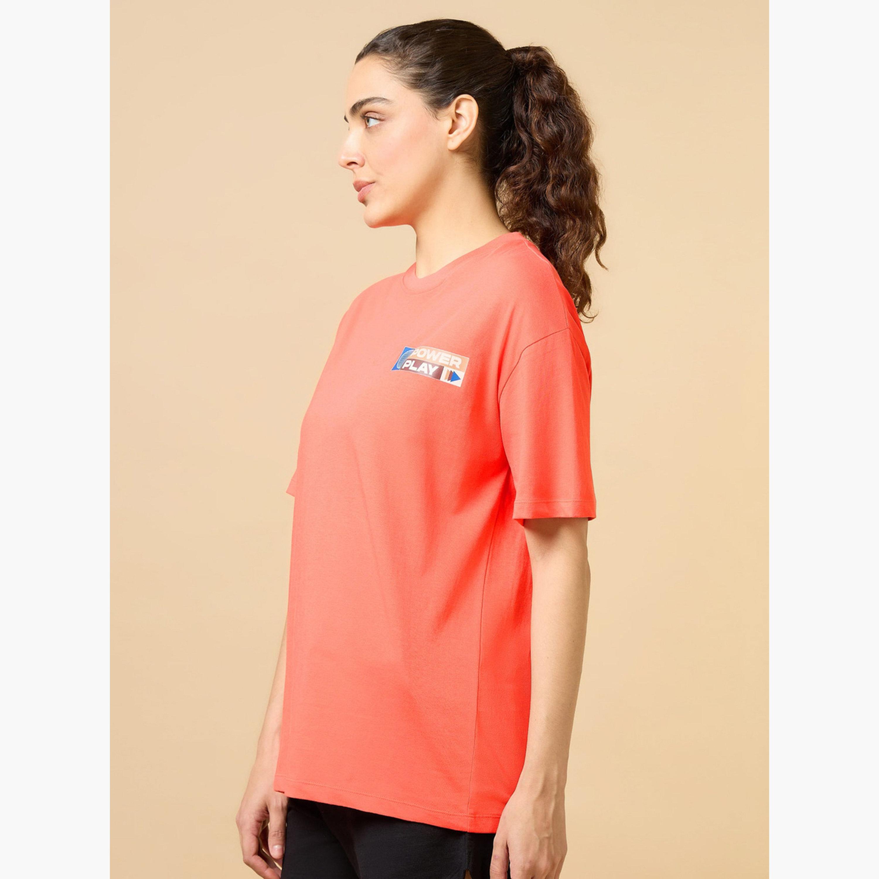 كالت × ستايلي - تي شيرت نسائي مريح بطباعة جرافيكية-women-clothing-tshirts-image-5