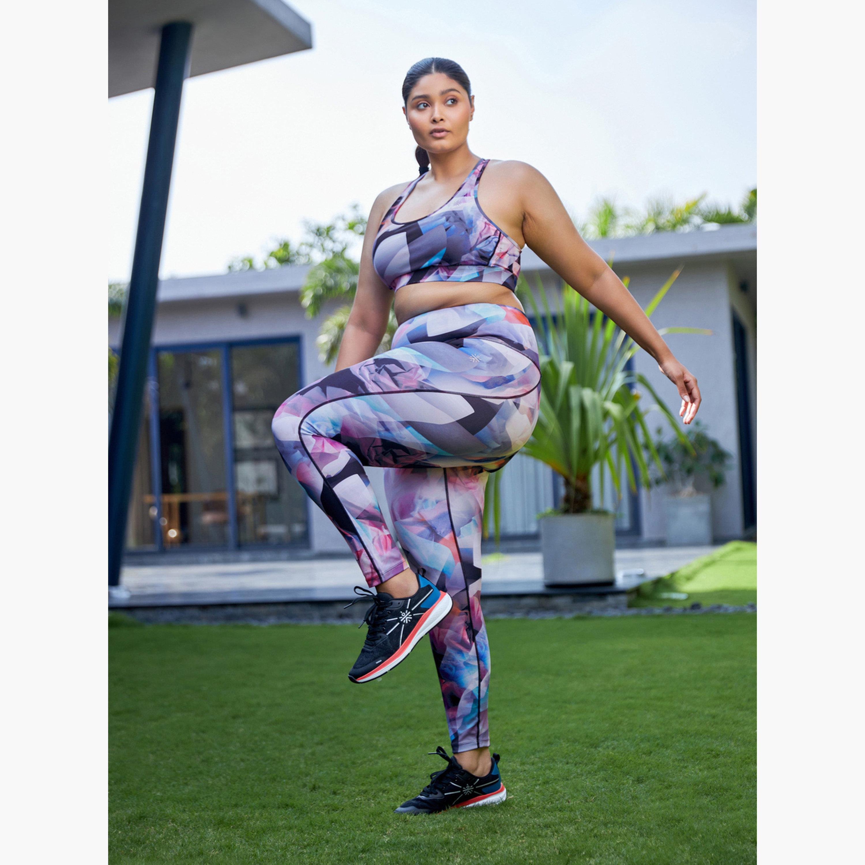كولت × ستايلي - بنطال ضيق مطبوع عليه منشور عالي الخصر للنساء-women-clothing-bottoms-leggings-image-5