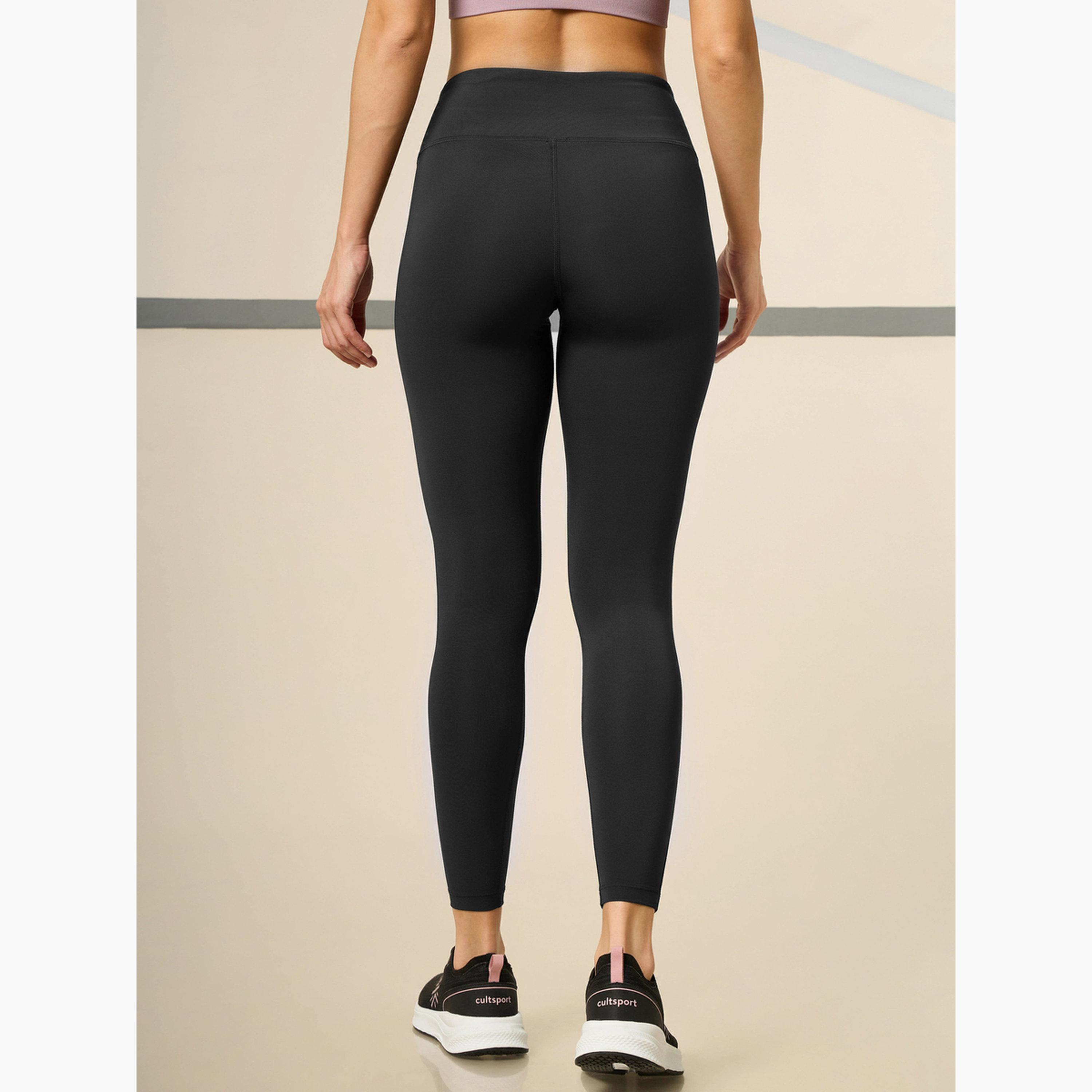 Cult X Styli Women Black All Day Performance Solid Tights-women-clothing-bottoms-leggings-image-6