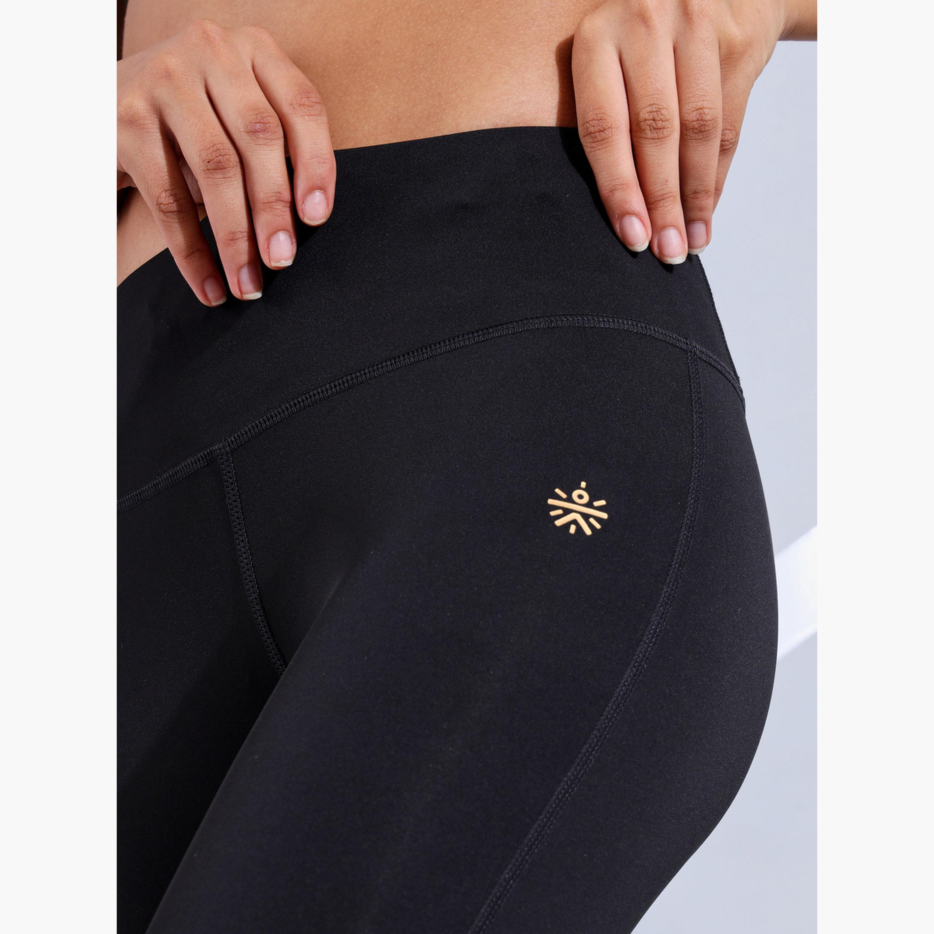 كولت × ستايلي - بنطال ضيق مطبوع باللون الأسود للنساء-women-clothing-bottoms-leggings-image-4