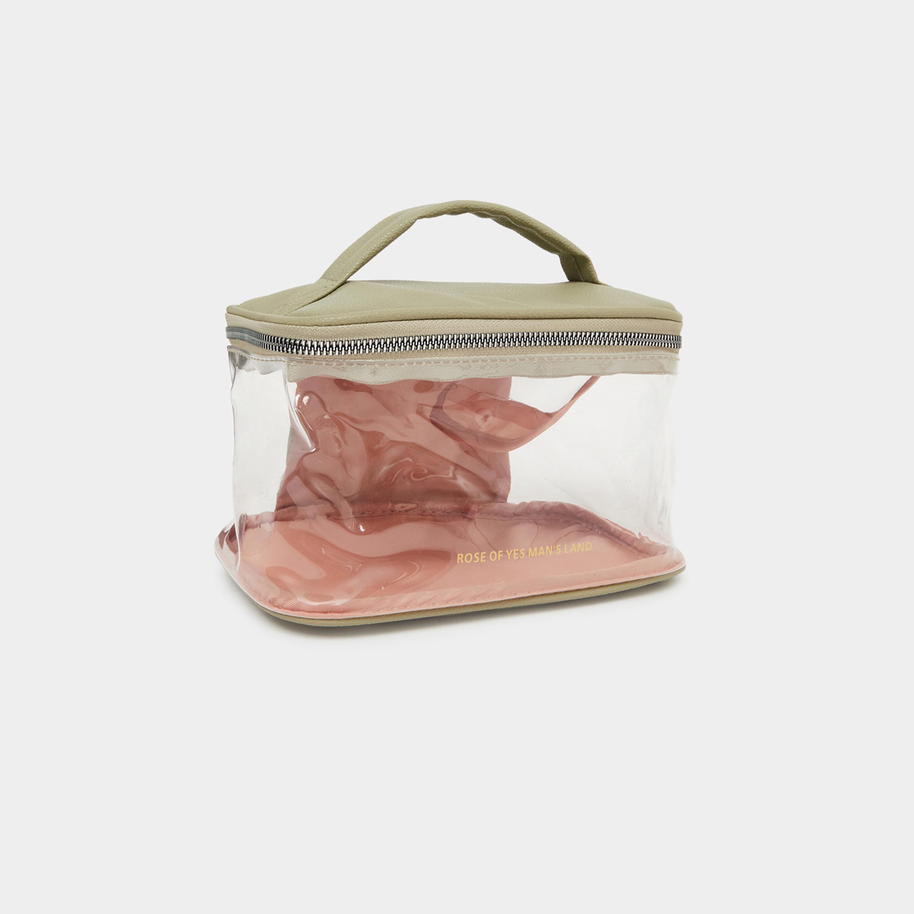 Styli Transparent Zip-Around Wash Bag with Top Handle-women-bagsandwallets-handbags-image-1