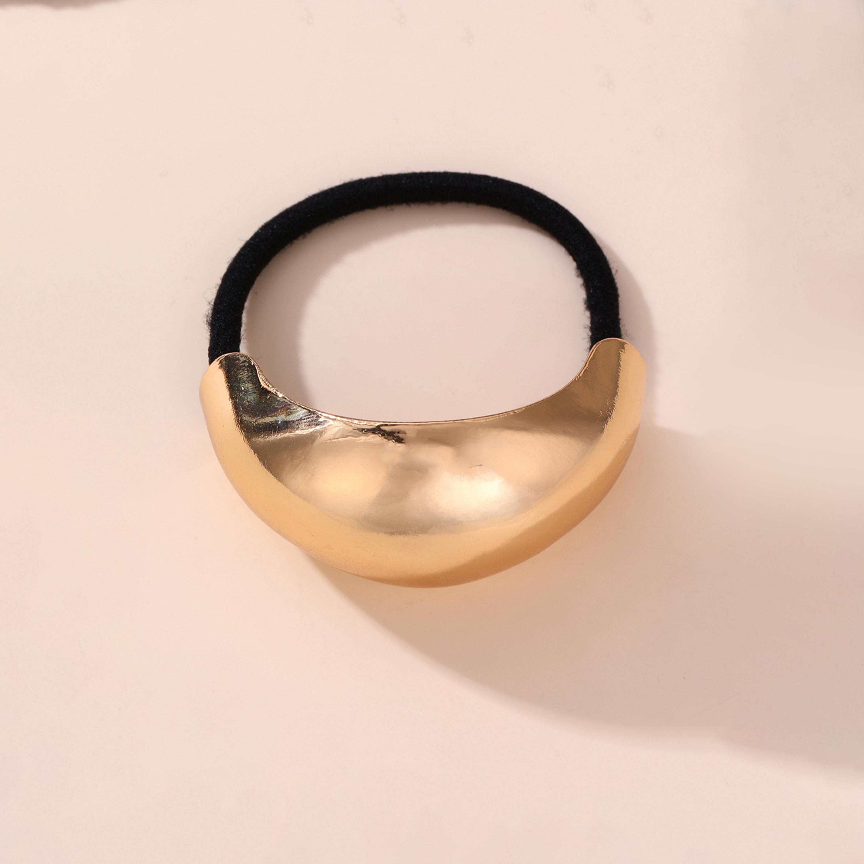 Take Two Drop Shape Metallic Hair Tie-women-hairaccessories-others-image-2