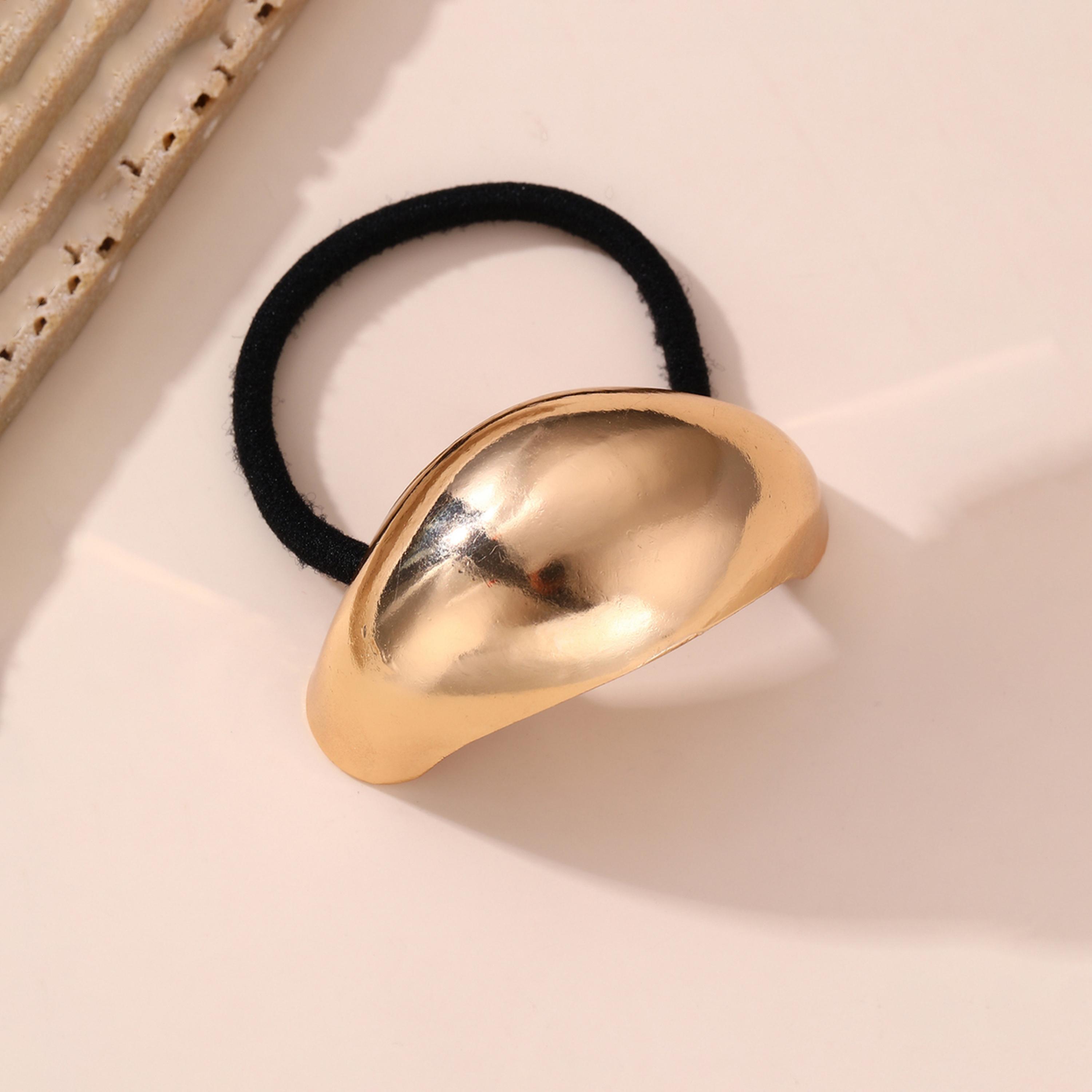 Take Two Drop Shape Metallic Hair Tie-women-hairaccessories-others-image-3