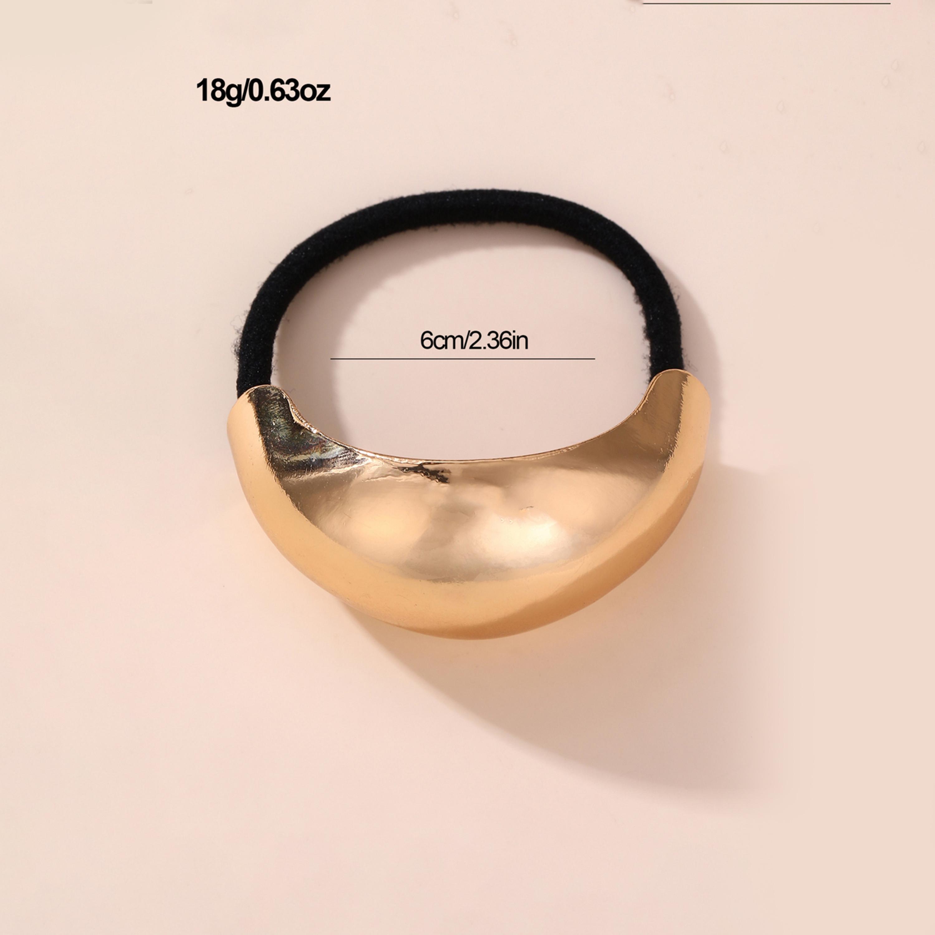 Take Two Drop Shape Metallic Hair Tie-women-hairaccessories-others-image-4