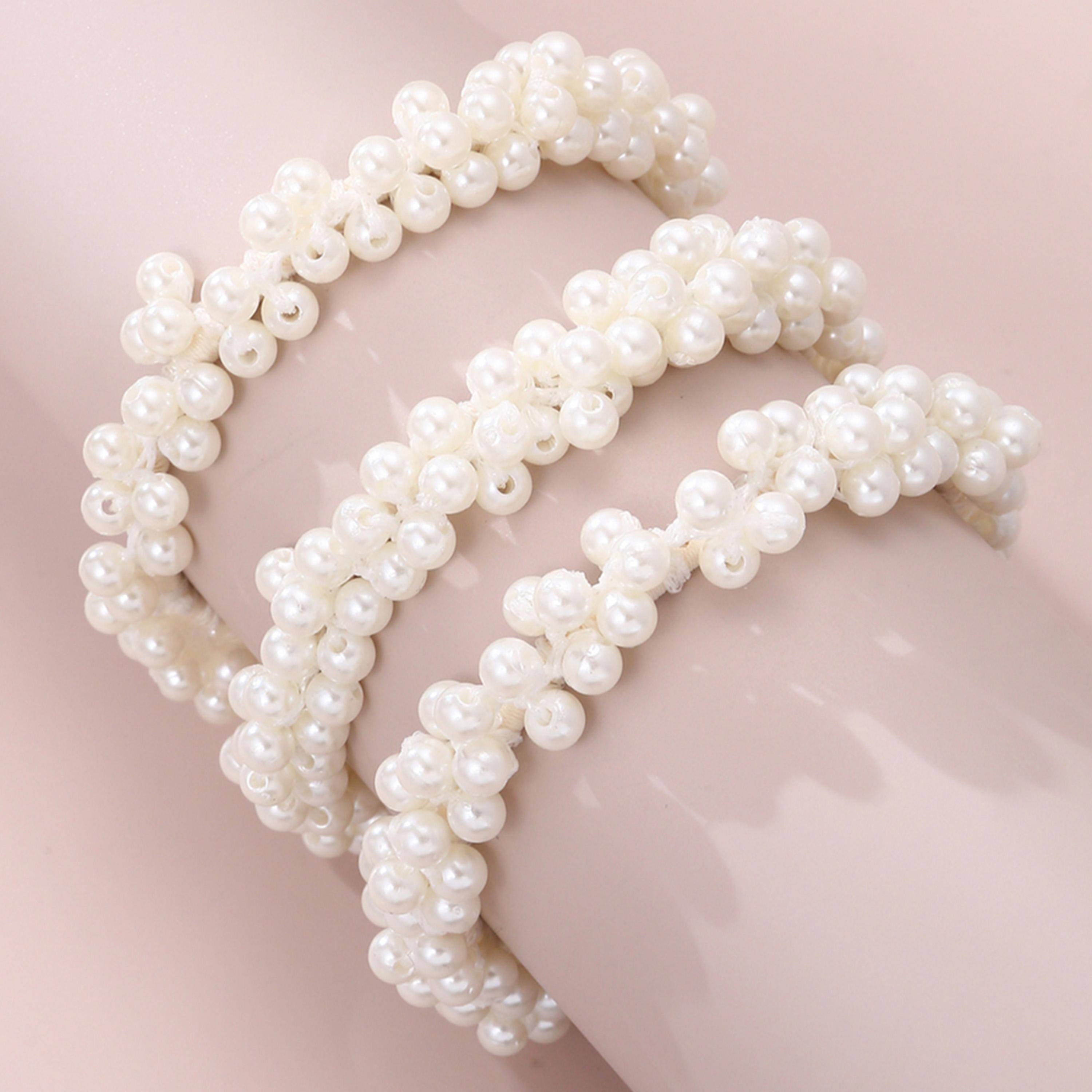 Take Two Set of 3 - Faux Pearl Hair Tie-women-hairaccessories-others-image-5