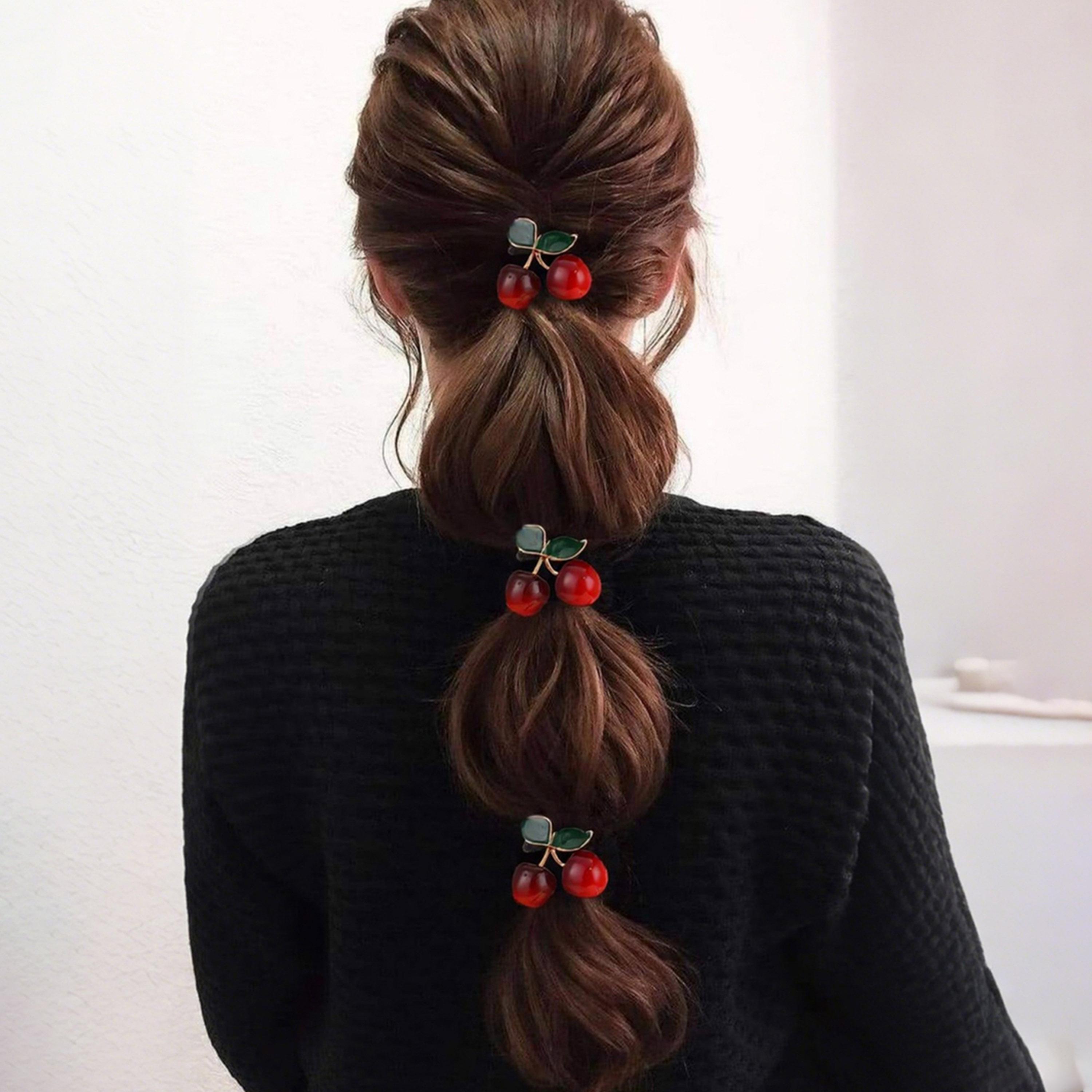 Take Two Set of 3 - Cherry Shape Hair Tie-women-hairaccessories-others-image-2