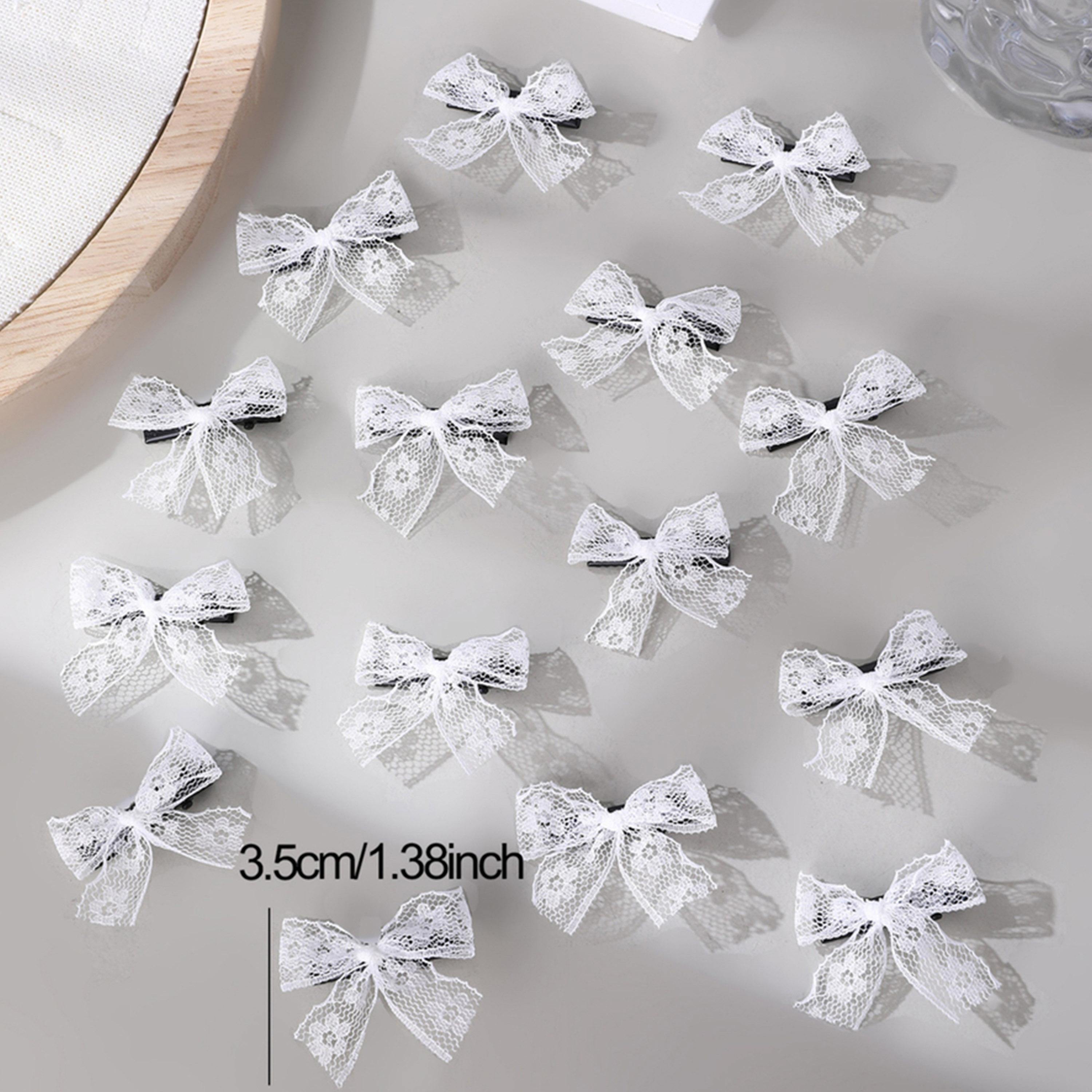 تيك تو - مجموعة من 15 مشبك شعر على شكل فيونكة دانتيل-women-hairaccessories-clips-image-2