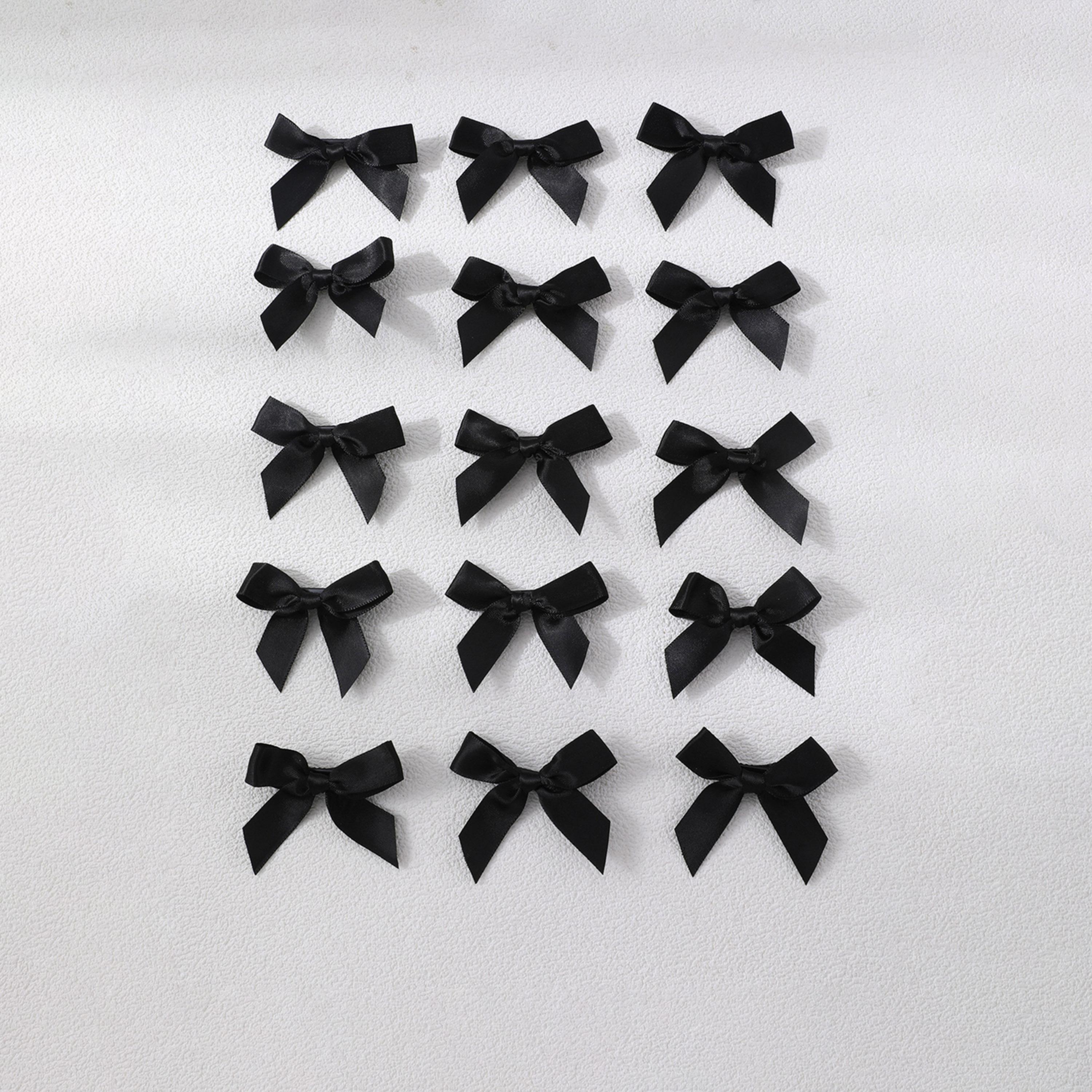 Take Two Set of 15 - Solid Bow Hair Clip-women-hairaccessories-clips-image-1