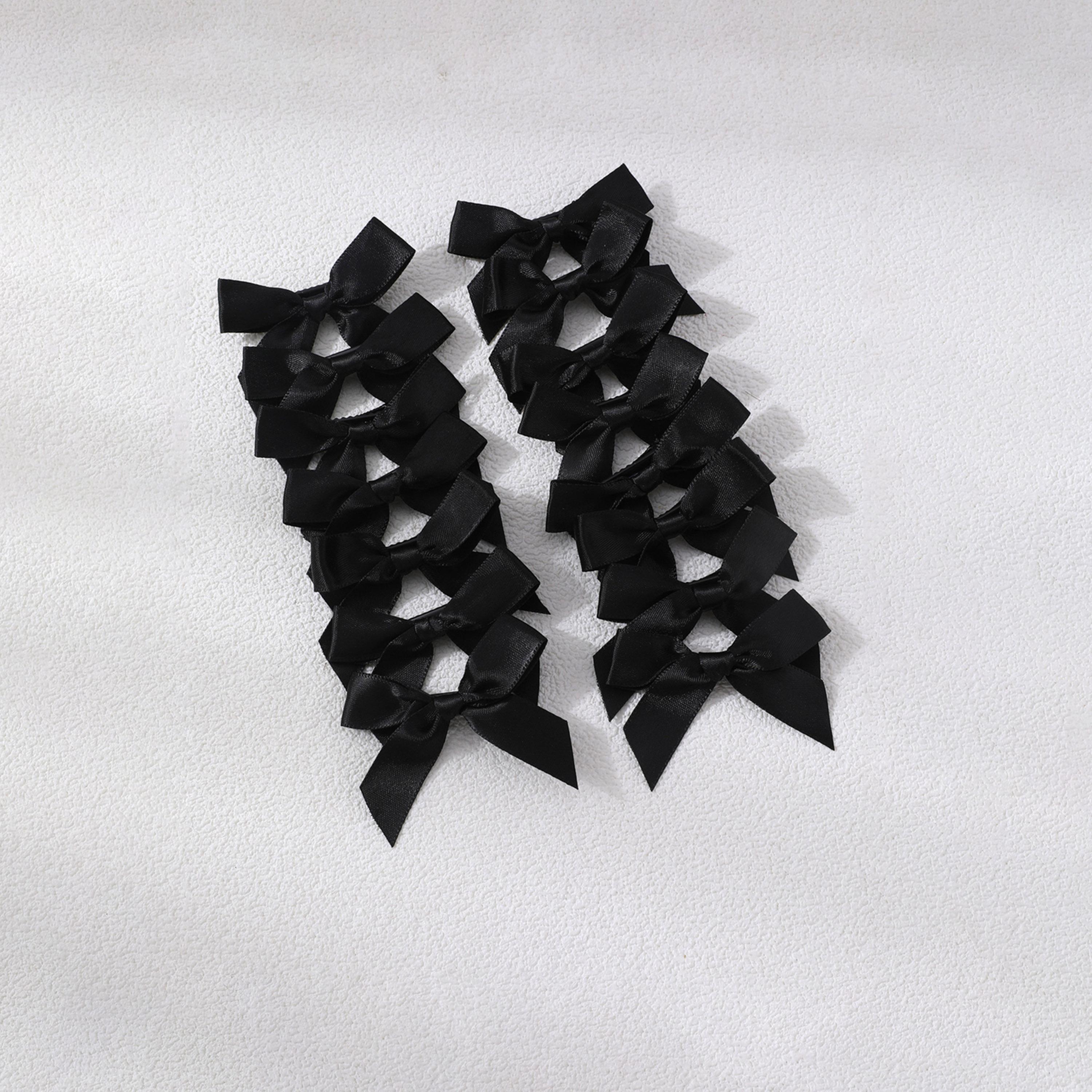 Take Two Set of 15 - Solid Bow Hair Clip-women-hairaccessories-clips-image-4