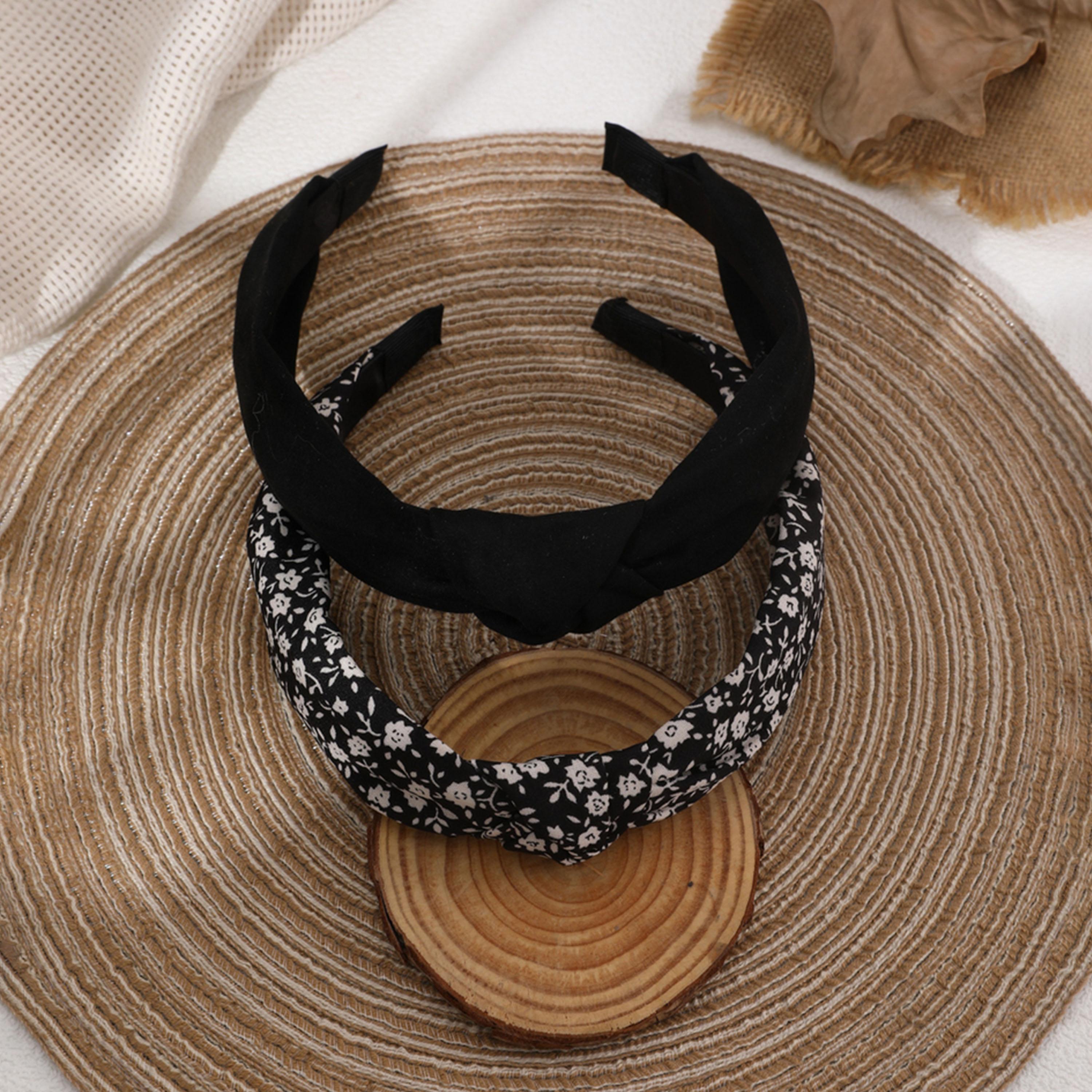 تيك تو - مجموعة من قطعتين - بندانة رأس ملتوية-women-hairaccessories-bands-image-2