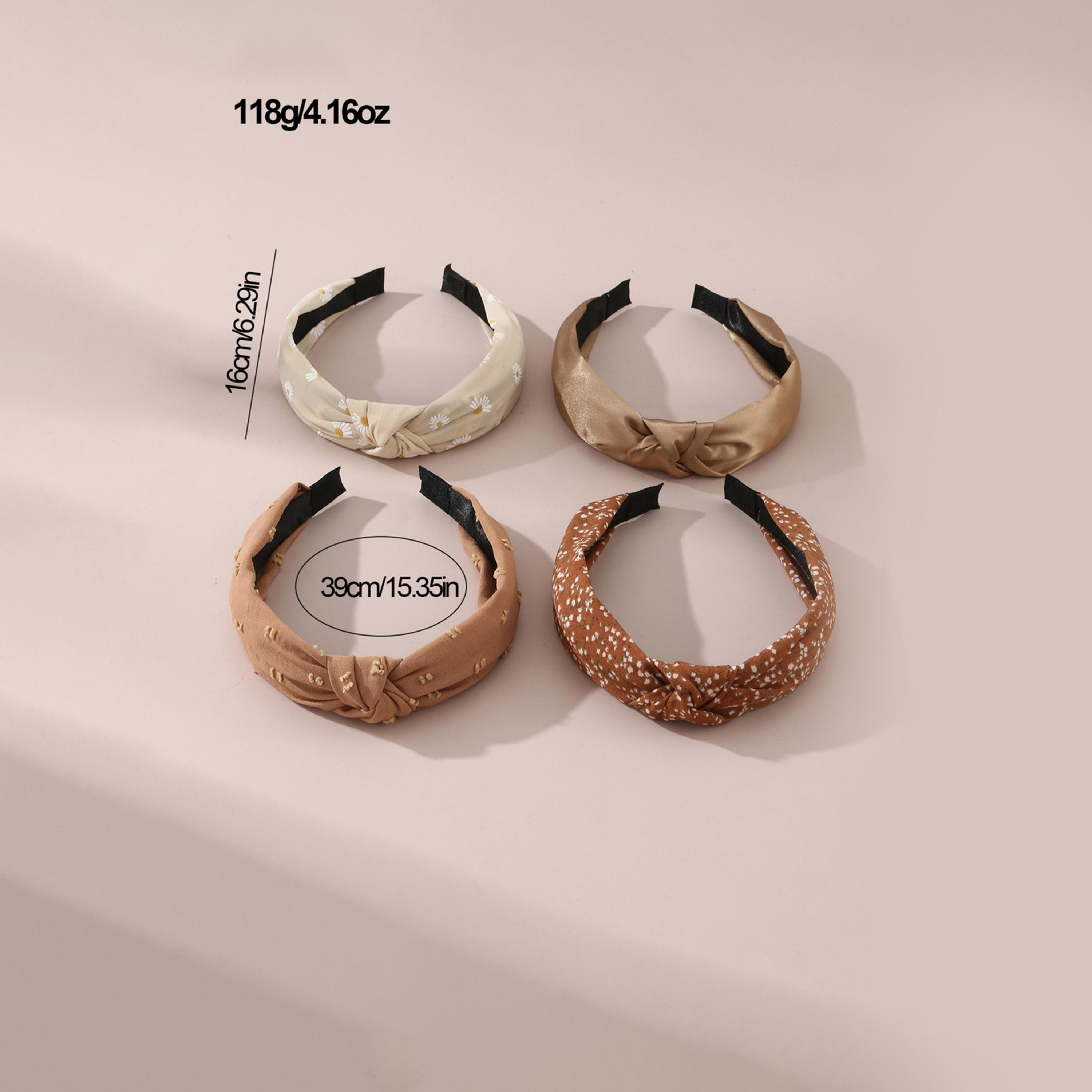 تيك تو - مجموعة من 4 - بندانة رأس ملتوية-women-hairaccessories-bands-image-2