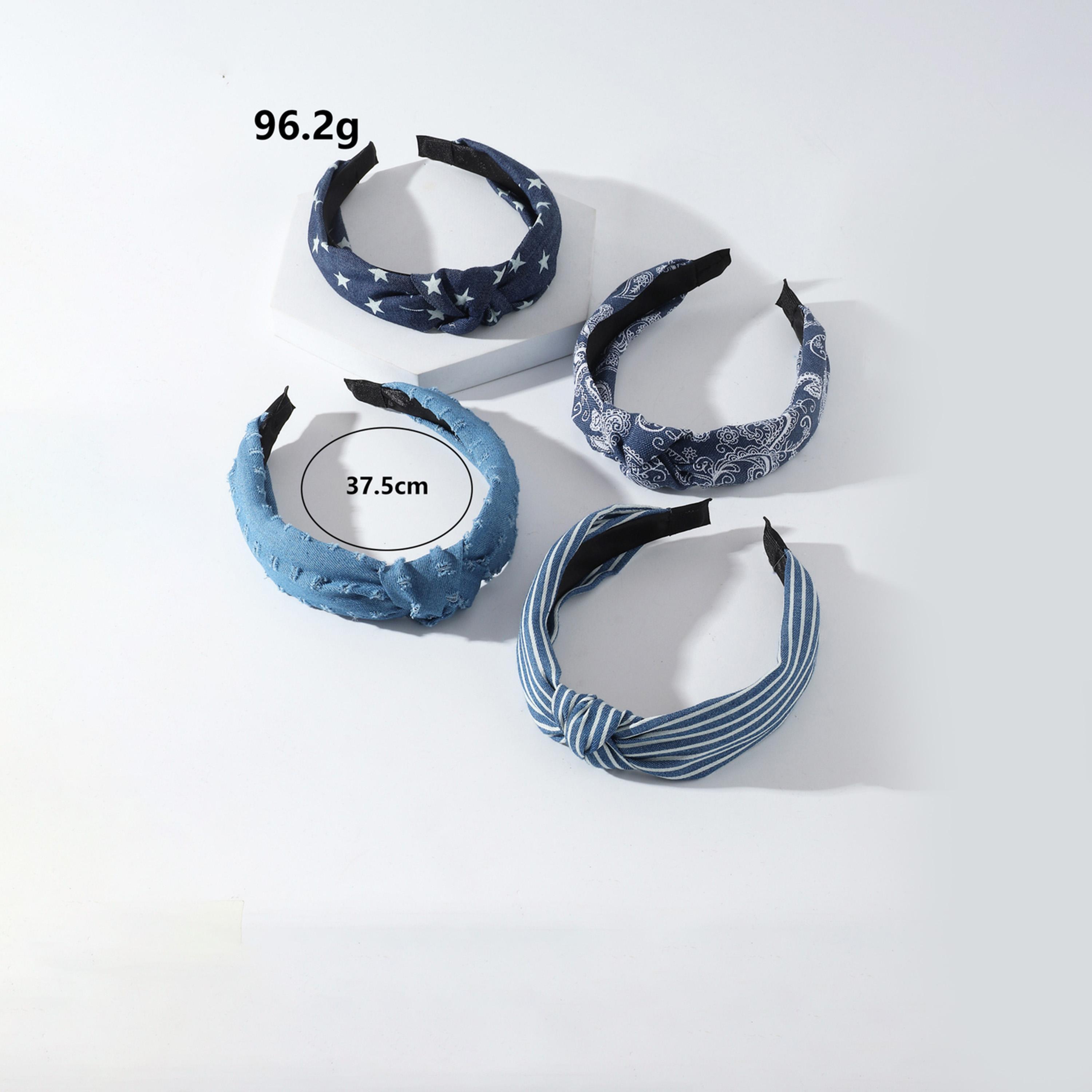 Take Two Set of 4 - Printed Twist Headband-women-hairaccessories-bands-image-2