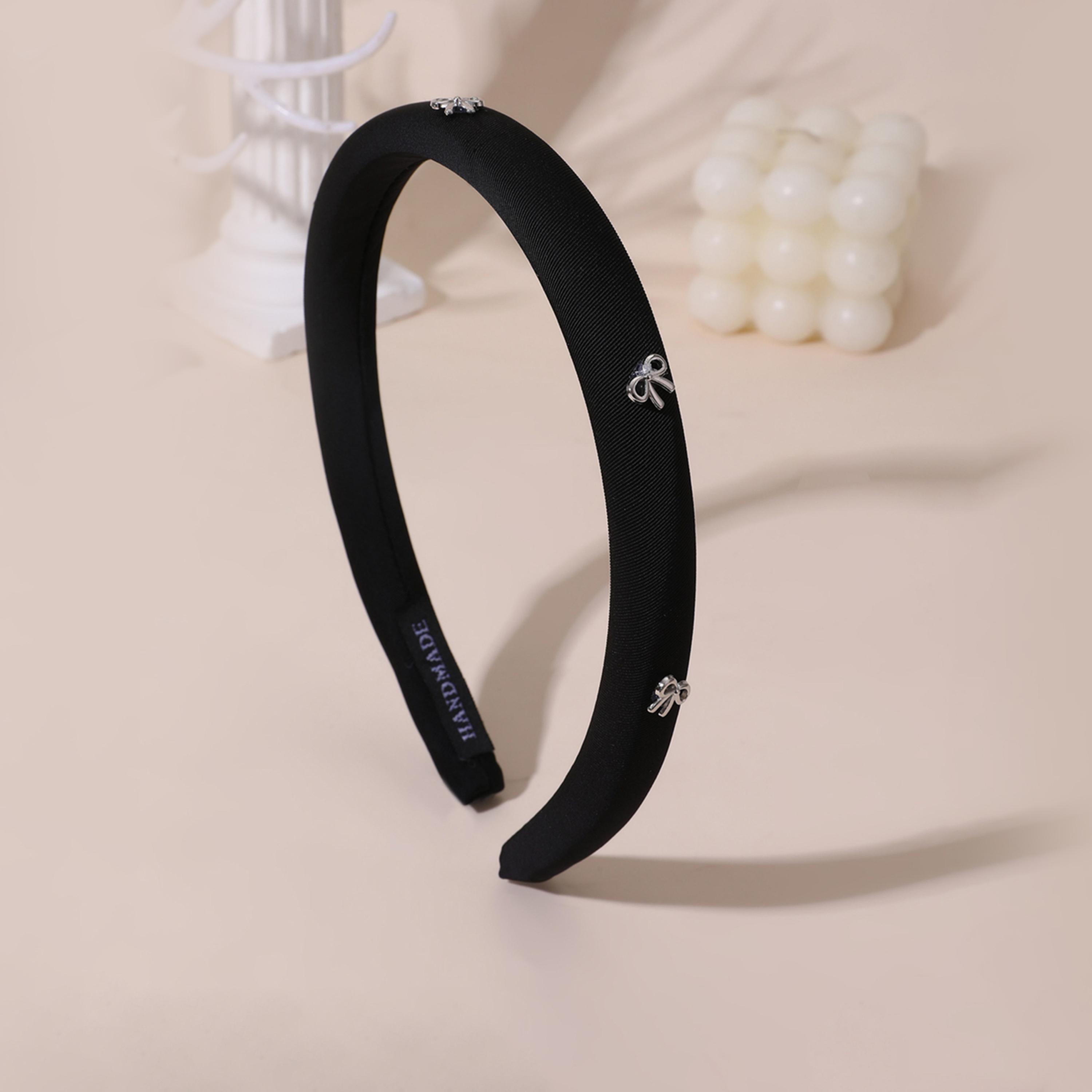 Take Two Set of 3 - Solid Bow Embellished Headband-women-hairaccessories-bands-image-5