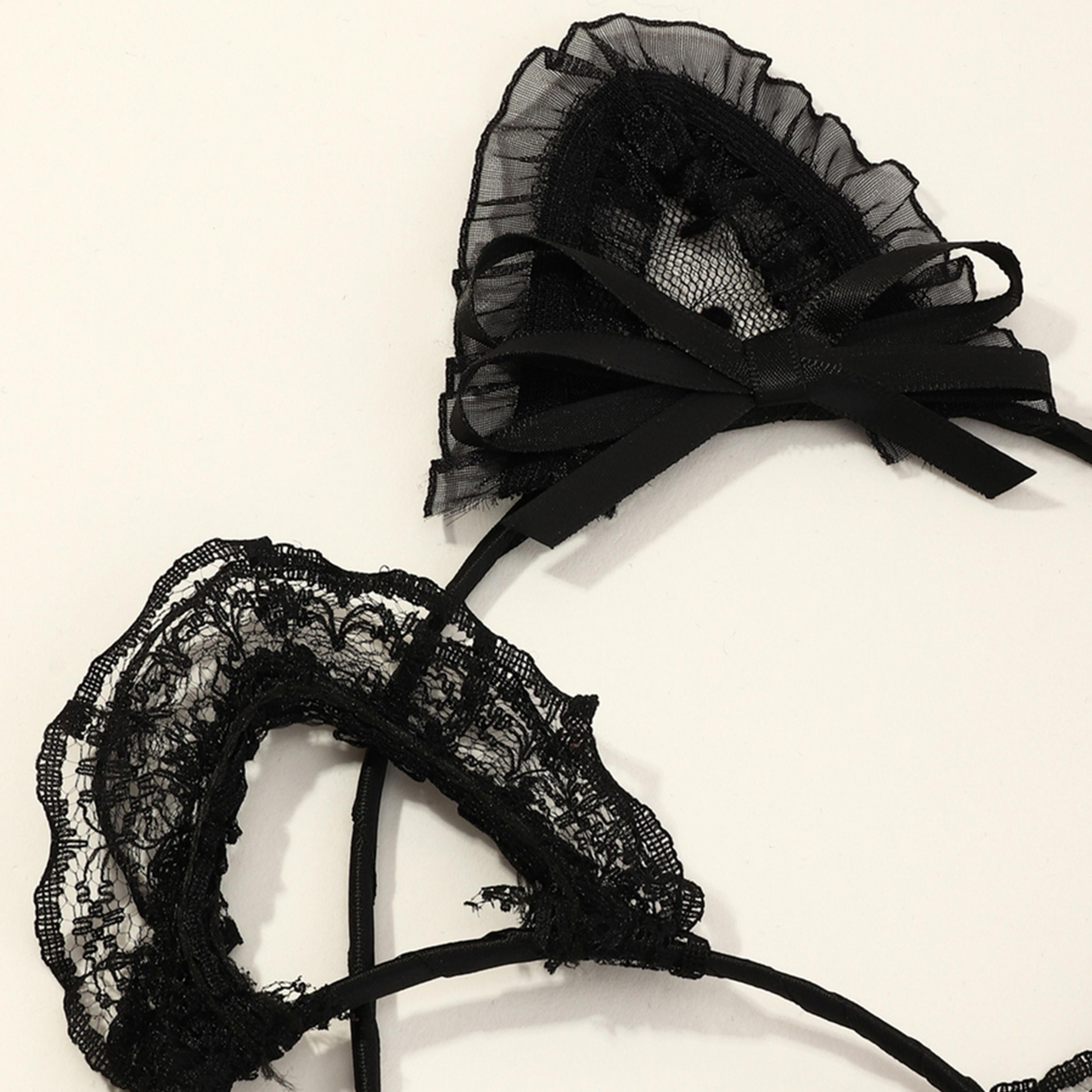 Take Two Set of 2 - Lace Cat Ear Headband-women-hairaccessories-bands-image-3