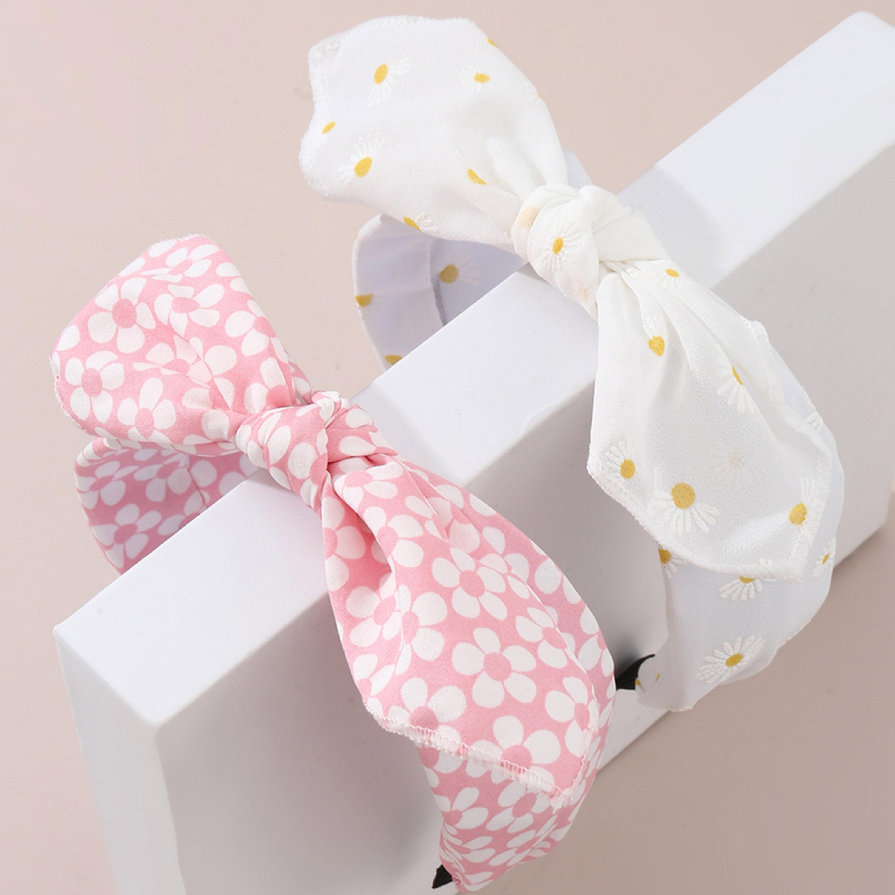 Take Two Set of 2 - Polka Dots Bow Headband-women-hairaccessories-bands-image-2