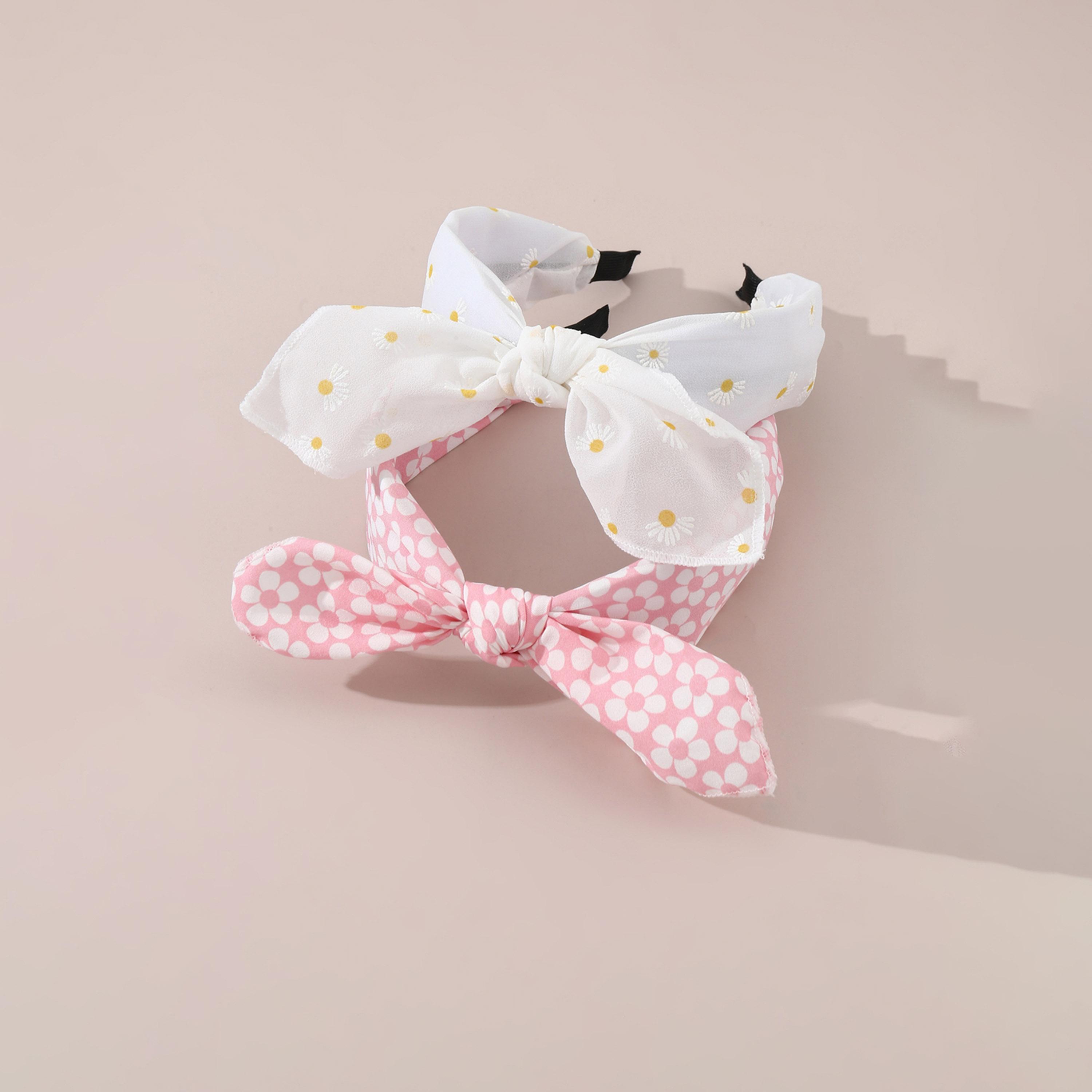 Take Two Set of 2 - Polka Dots Bow Headband-women-hairaccessories-bands-image-3