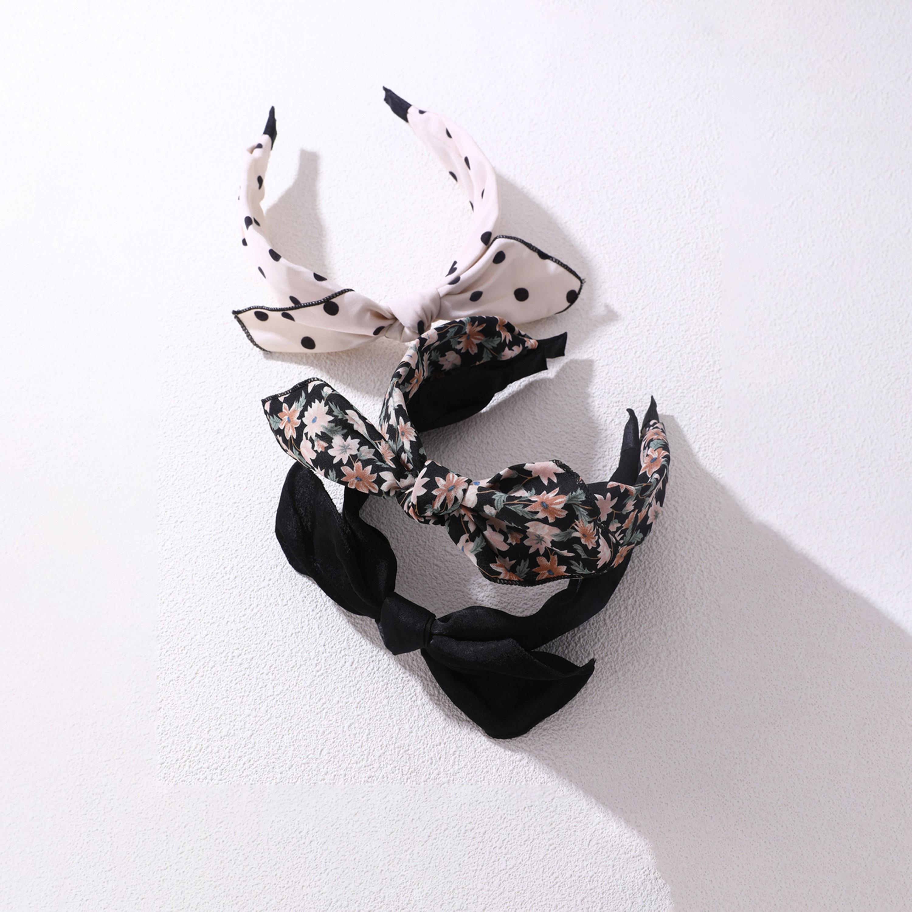Take Two Set of 3 - Bow Headband-women-hairaccessories-bands-image-1