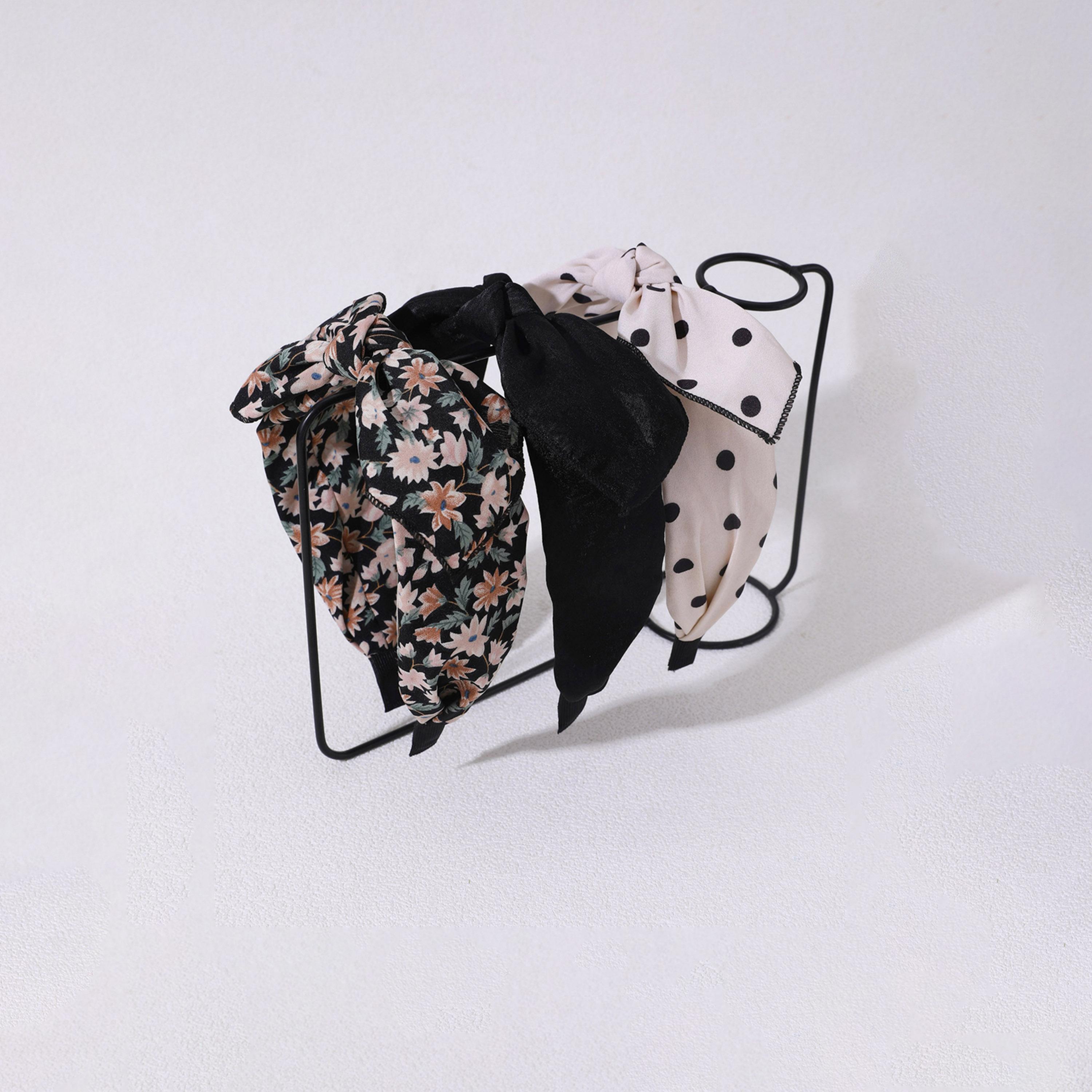 تيك تو - مجموعة من 3 - بندانة رأس على شكل فيونكة-women-hairaccessories-bands-image-3