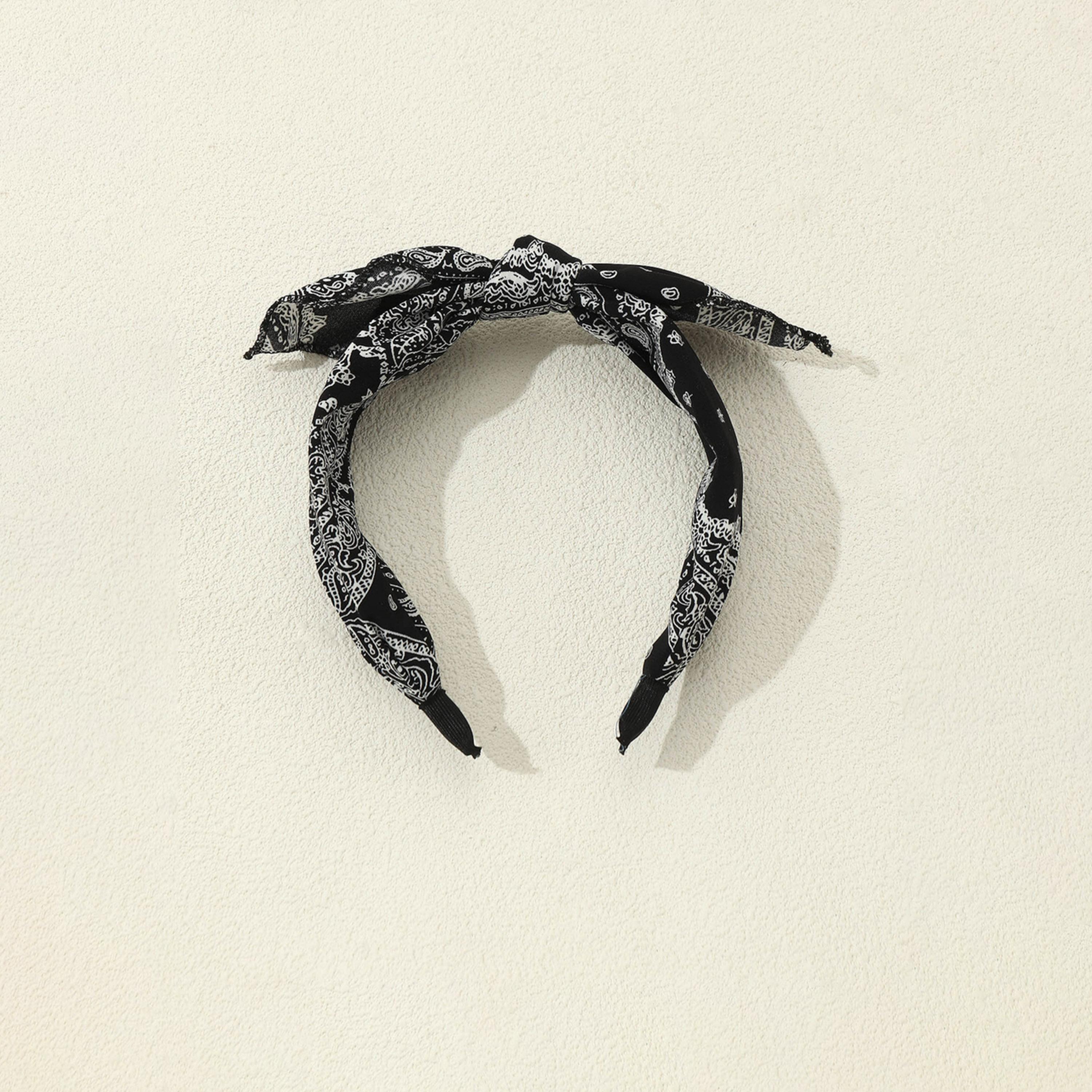 Take Two Graphic Printed Bow Headband-women-hairaccessories-bands-image-1