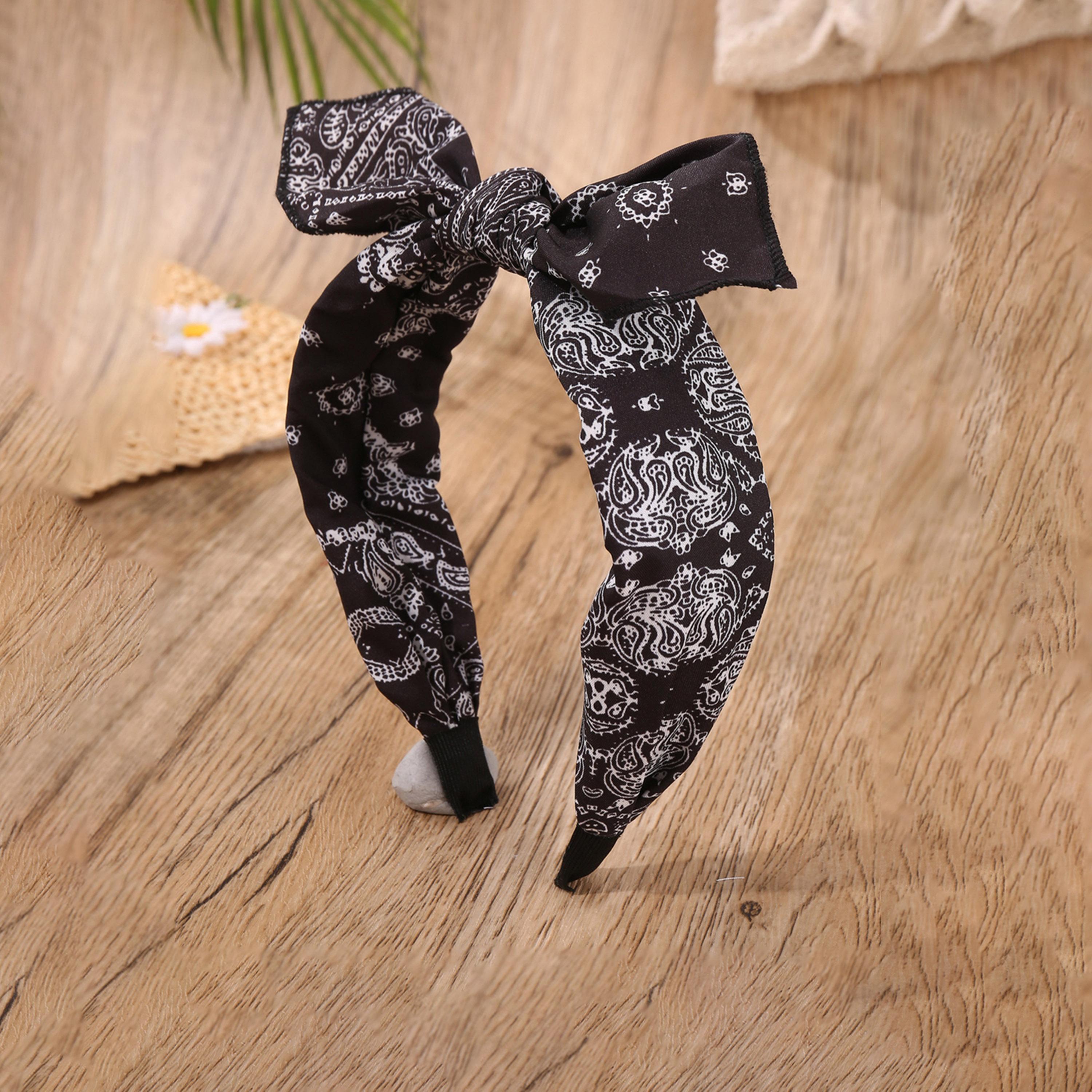 Take Two Graphic Printed Bow Headband-women-hairaccessories-bands-image-6