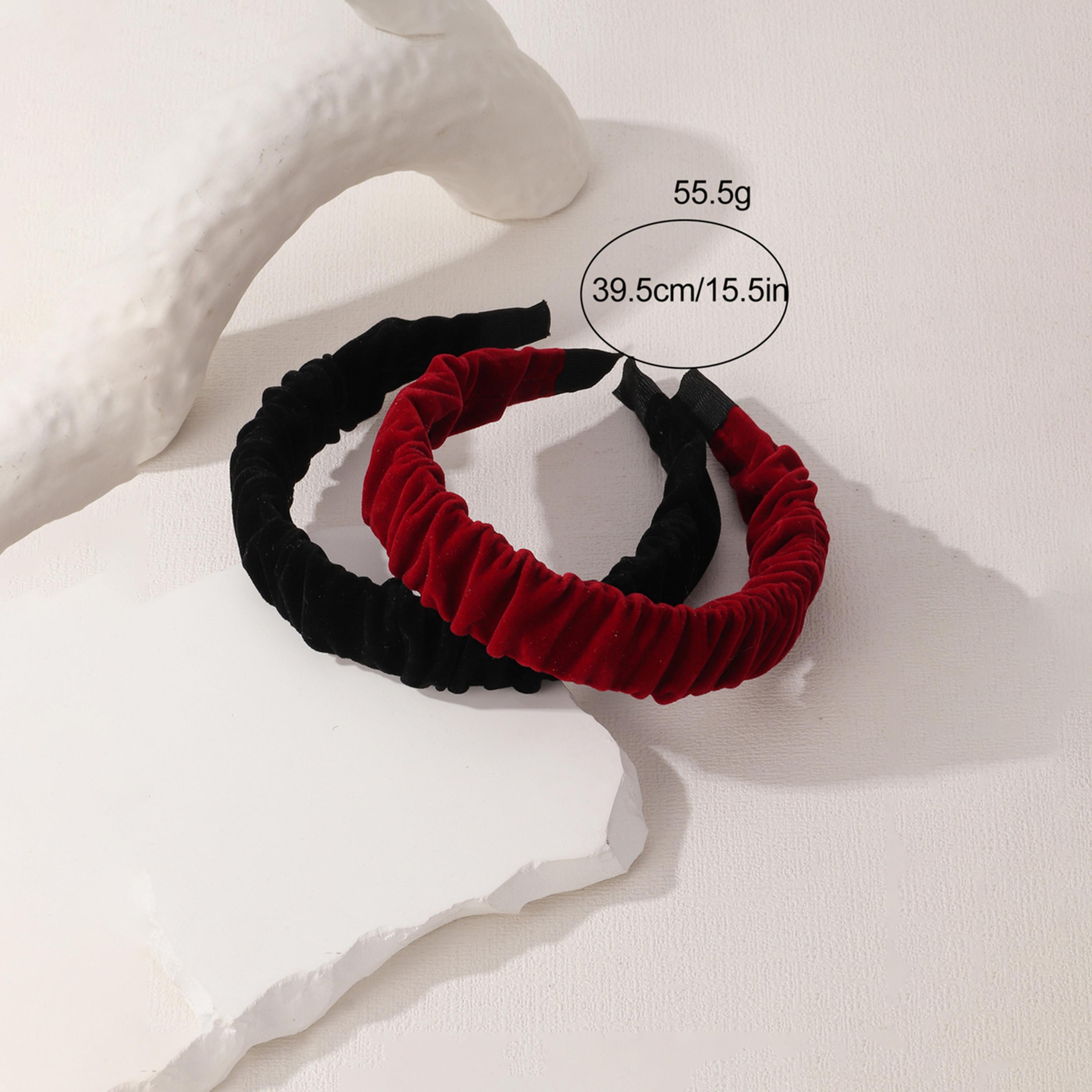 Take Two Set of 2 - Velvet Textured Headband-women-hairaccessories-bands-image-3