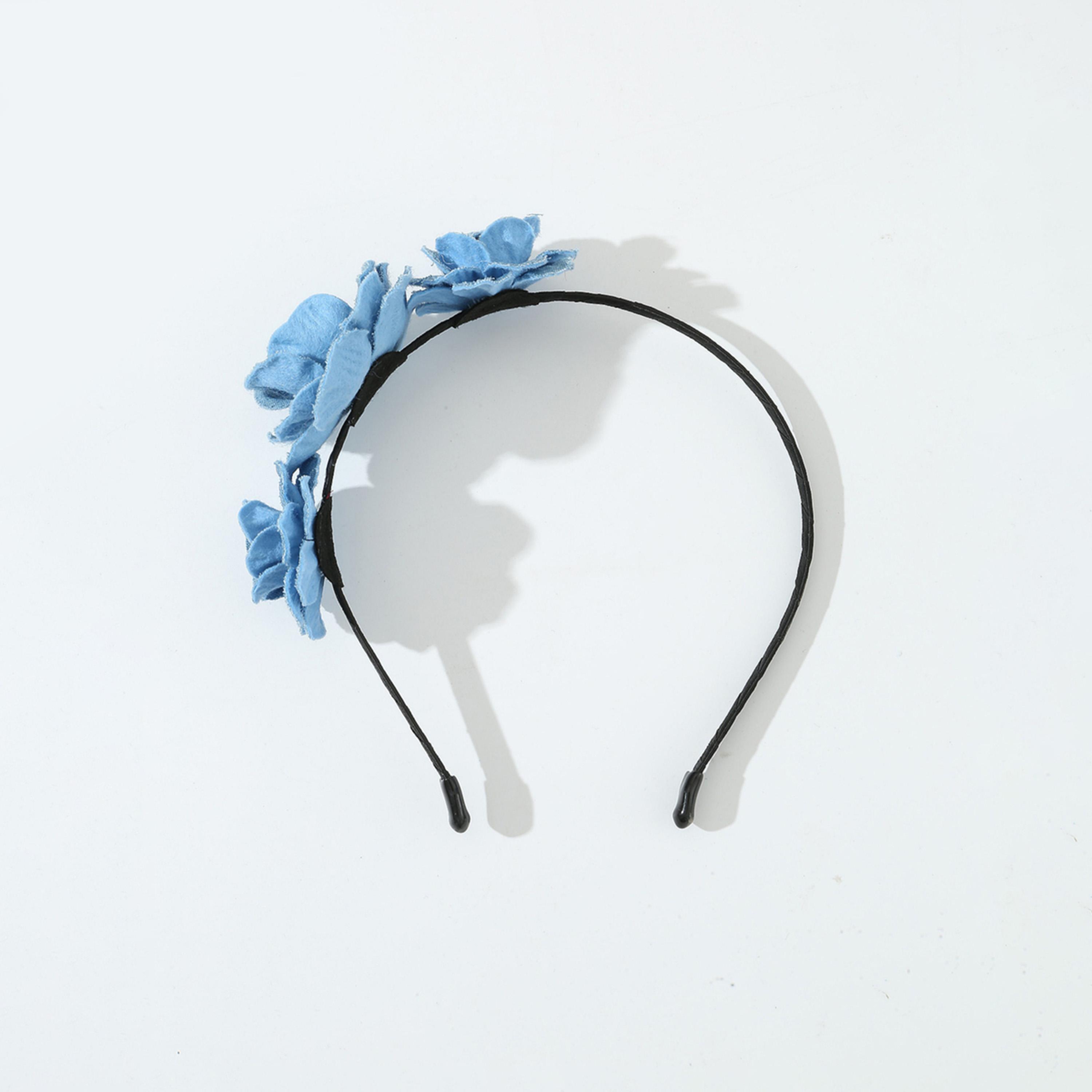 Take Two Blue Denim Flower Headband-women-hairaccessories-bands-image-5