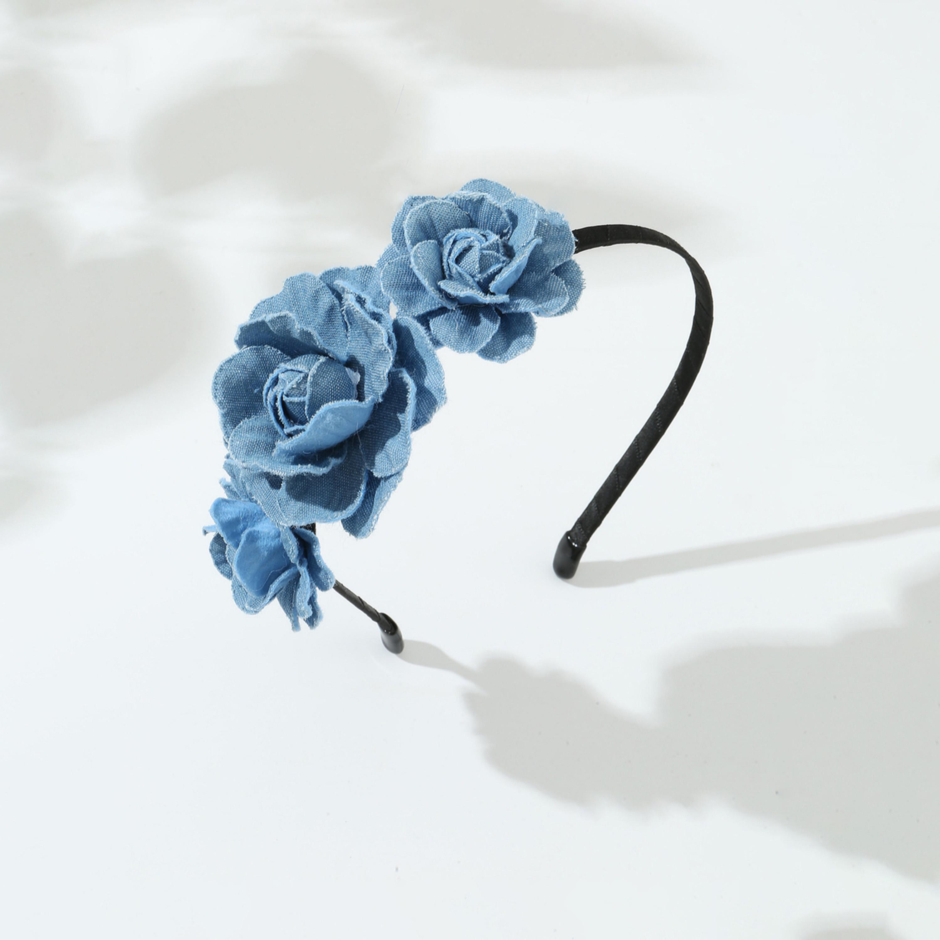 Take Two Blue Denim Flower Headband-women-hairaccessories-bands-image-6