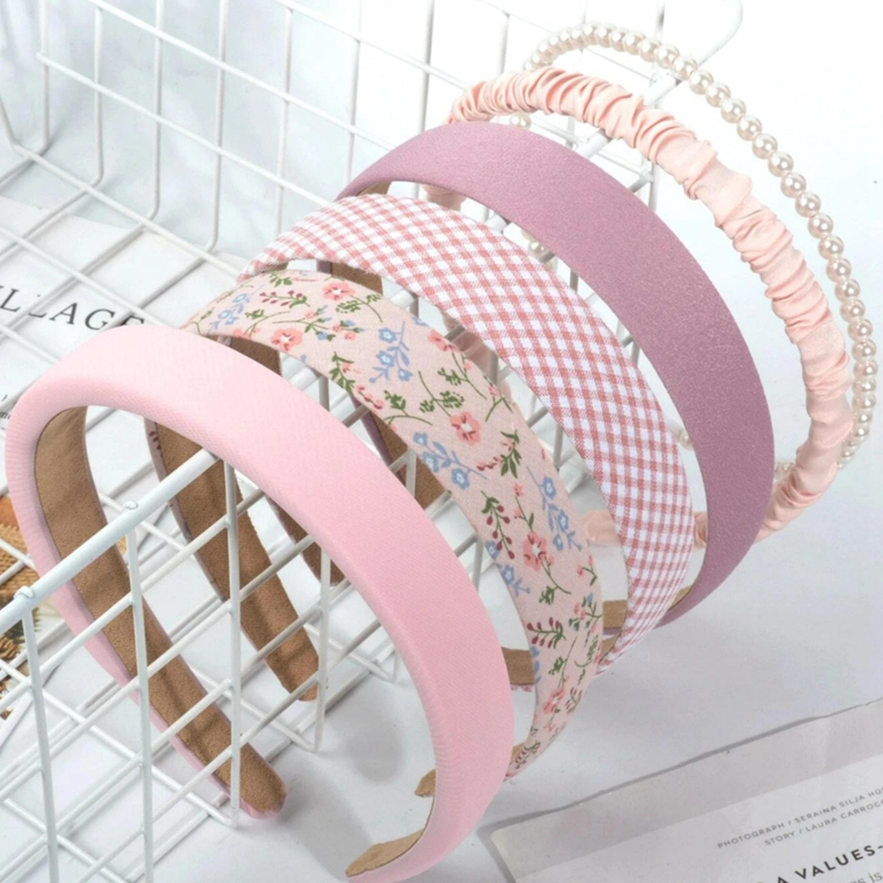 Take Two Set of 6 - Pink Assorted Headband-women-hairaccessories-bands-image-5