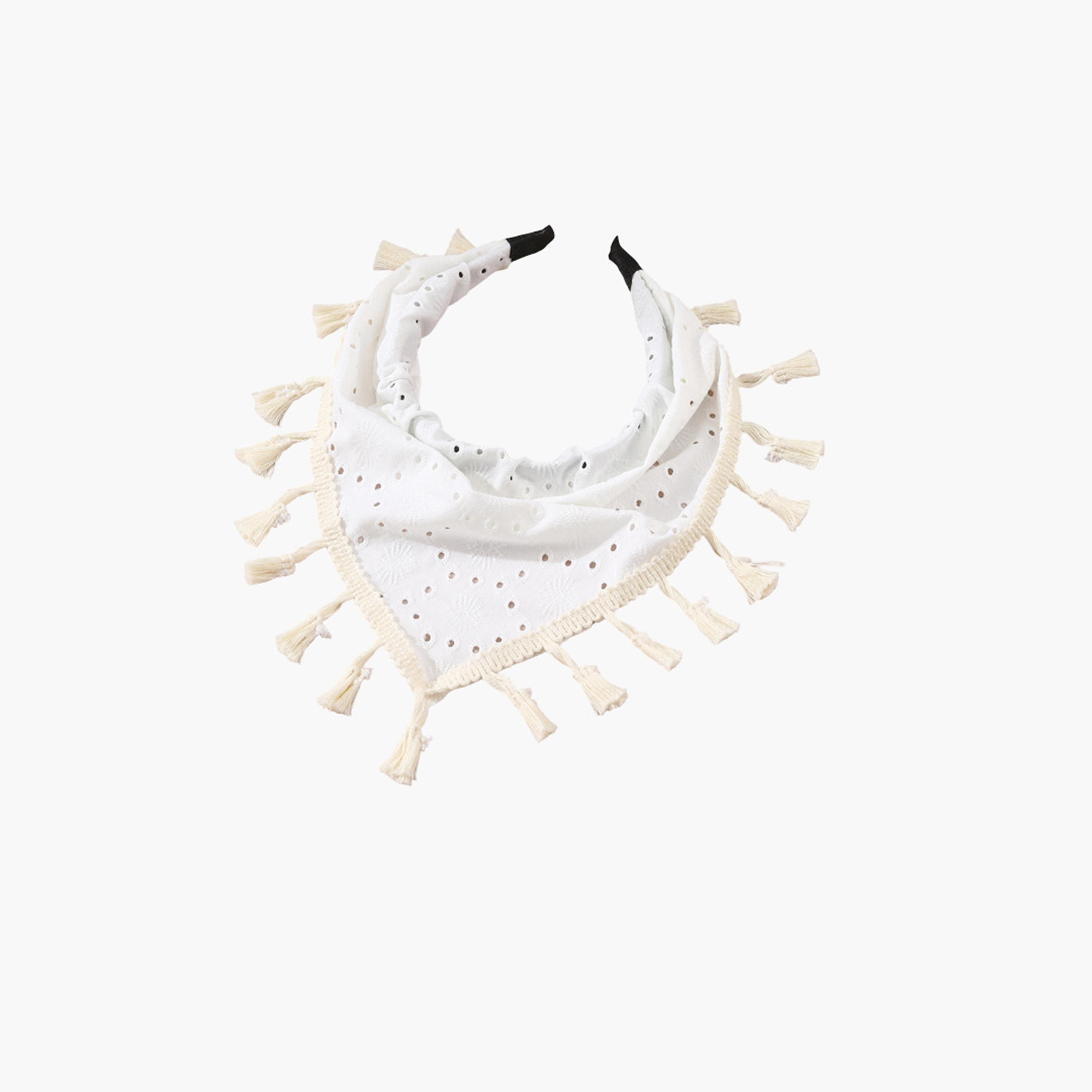 Take Two Triangle Headscarf with Tassel Trim-women-hairaccessories-others-image-1