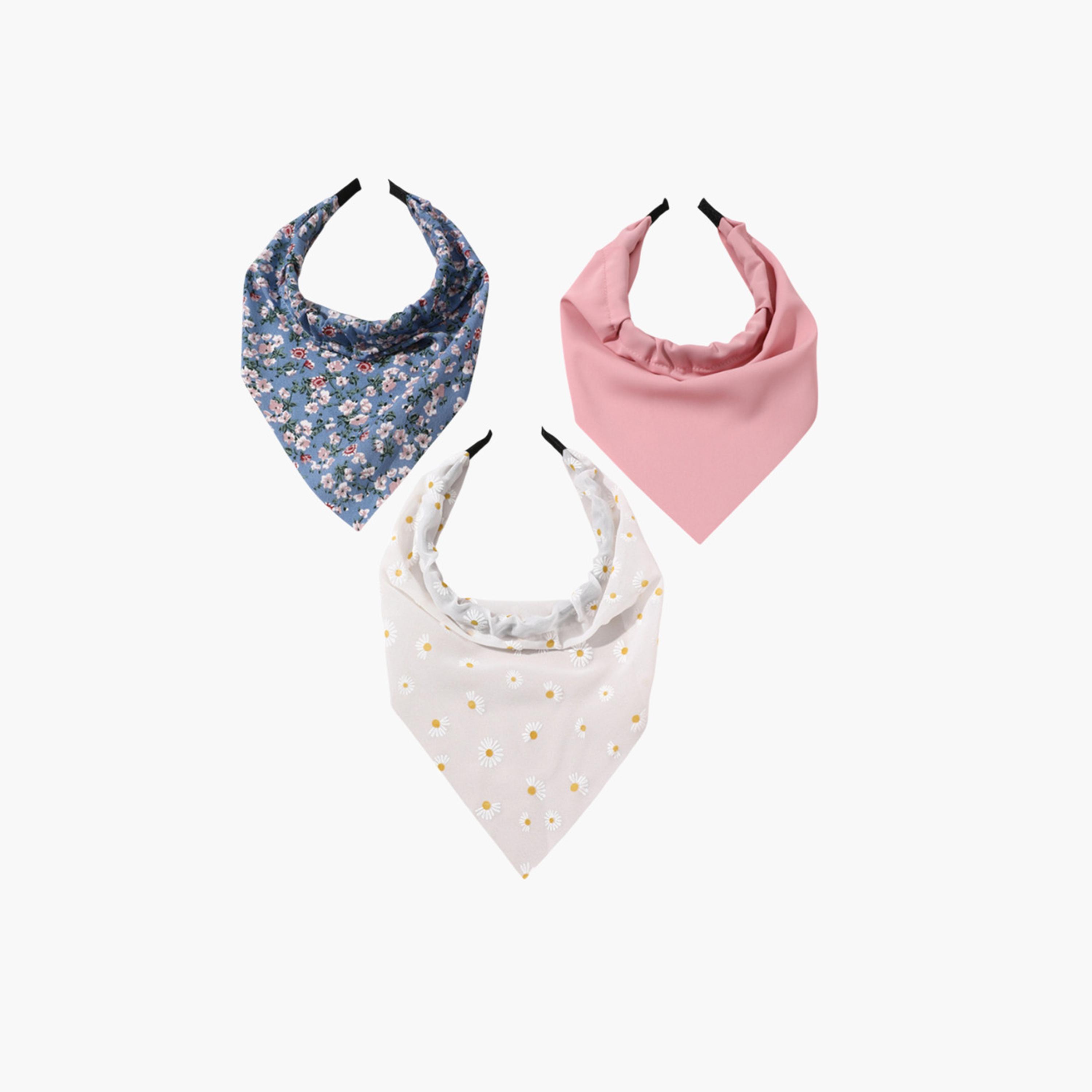 تيك تو - مجموعة من 3 قطع - وشاح رأس مثلث-women-hairaccessories-others-image-1