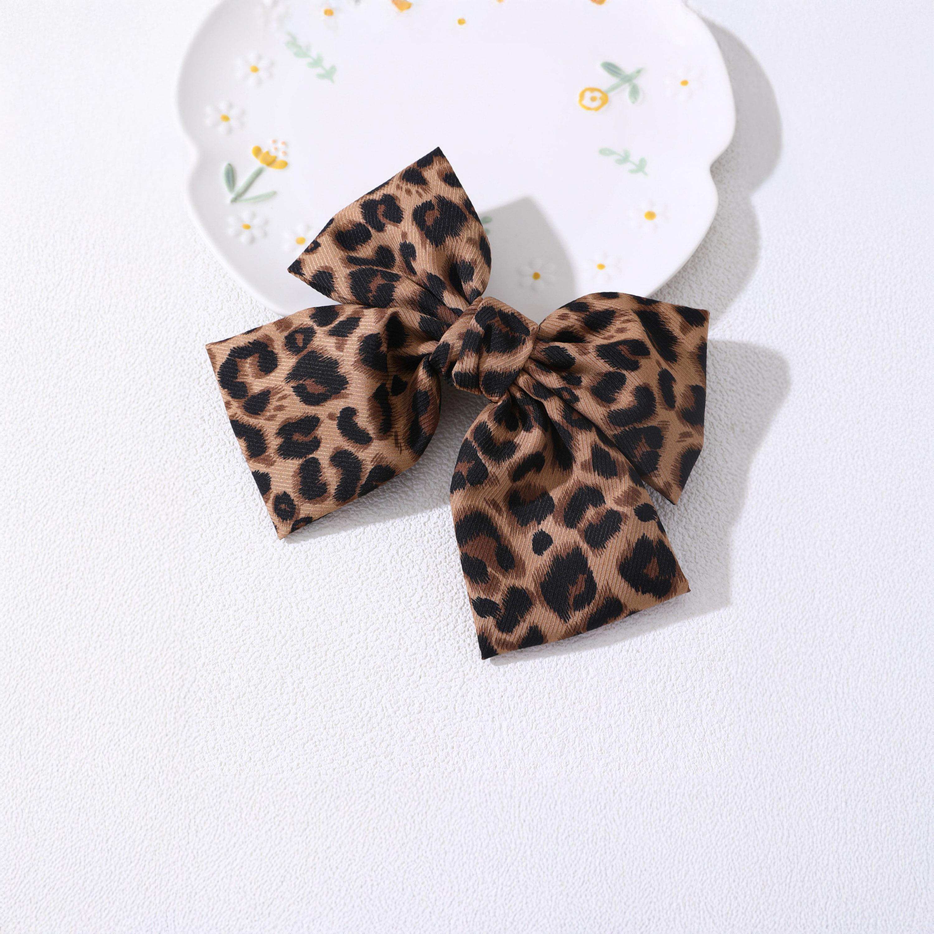 Take Two Leopard Print Bow Hair Clip-women-hairaccessories-clips-image-2