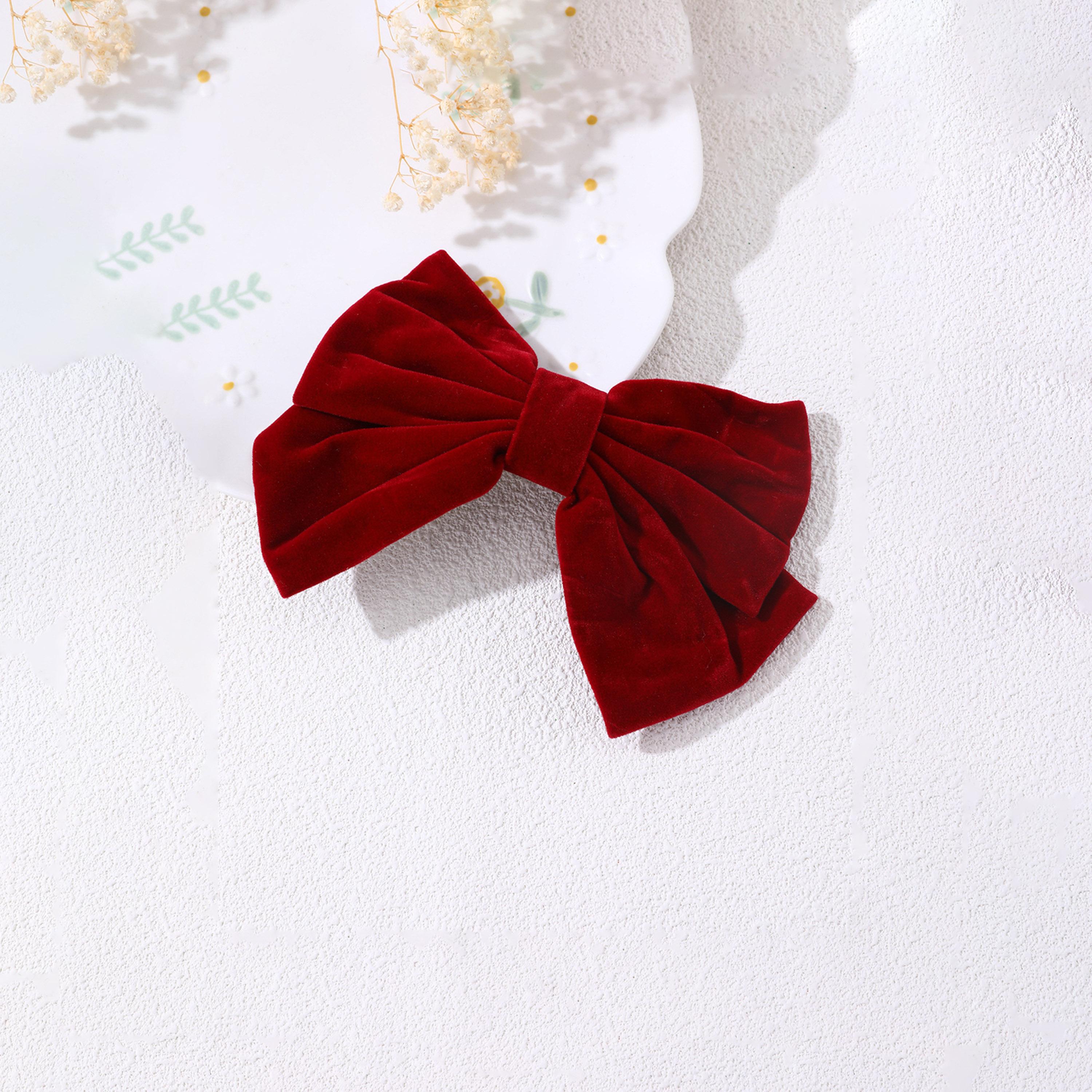 Take Two Velvet Bow Hair Clip-women-hairaccessories-clips-image-1