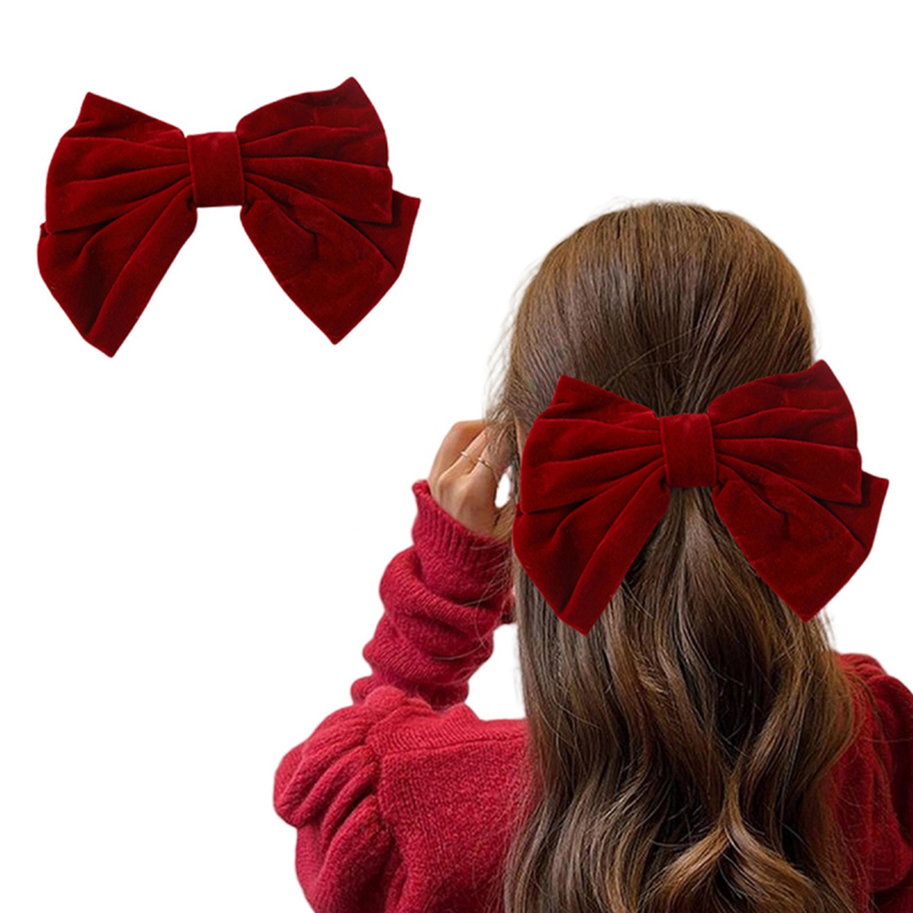 Take Two Velvet Bow Hair Clip-women-hairaccessories-clips-image-4